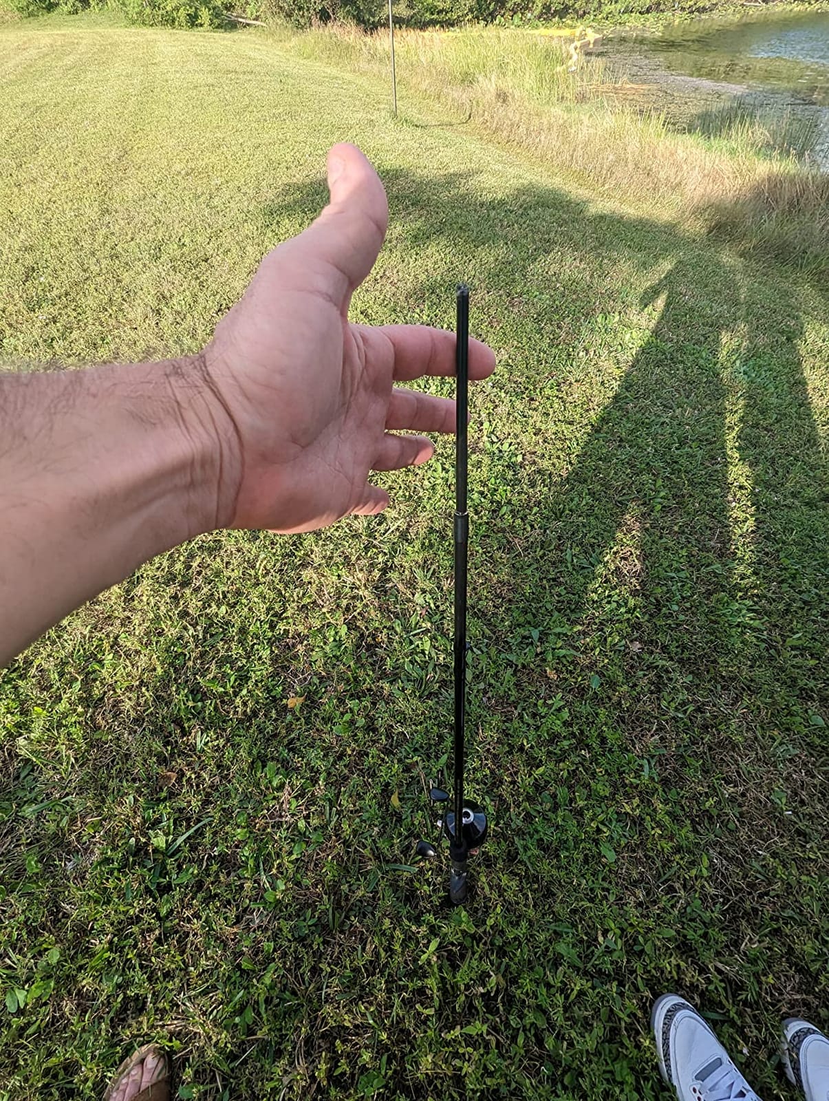 Zebco 202 & 404 Spincast Reels and Fishing Rod Combos (2-Pack), 5-Foot 6-Inch 2-Piece Fishing Pole, Size 30 and 40 Reels, Right-Hand Retrieve, Pre-Spooled with 10 lb and 15 lb Cajun Line, Black/Red customer photo 1