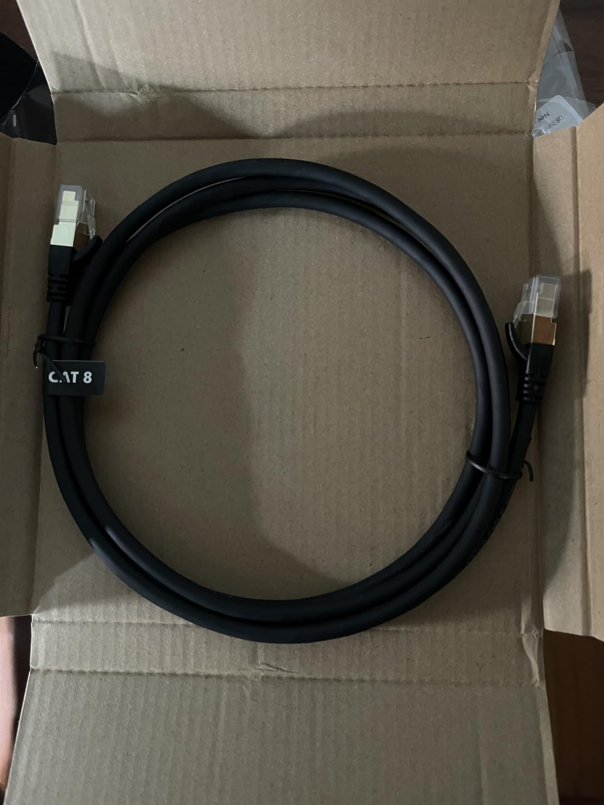 DbillionDa Cat 8 Ethernet Cable 40Gbps 2000MHz, 6FT Supports Cat7 Cat6 Cat5e Cat5, High-Speed RJ45 Cable, Heavy-Duty Indoor/Outdoor, Gold-Plated, Weatherproof & UV-Resistant for Gaming, PC, Router customer photo 1