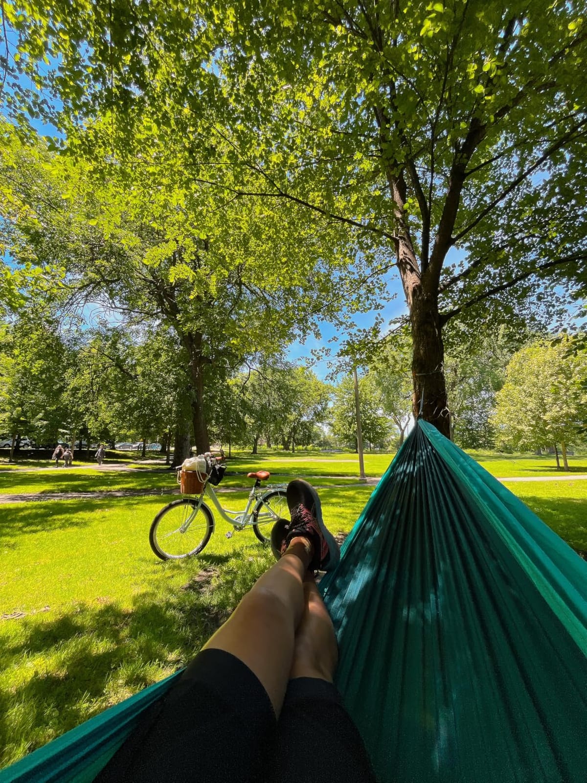 AnorTrek Camping Hammock, Super Lightweight Portable Parachute Hammock with Two Tree Straps Single or Double Nylon Travel Tree Hammocks for Camping Backpacking Hiking customer photo 2