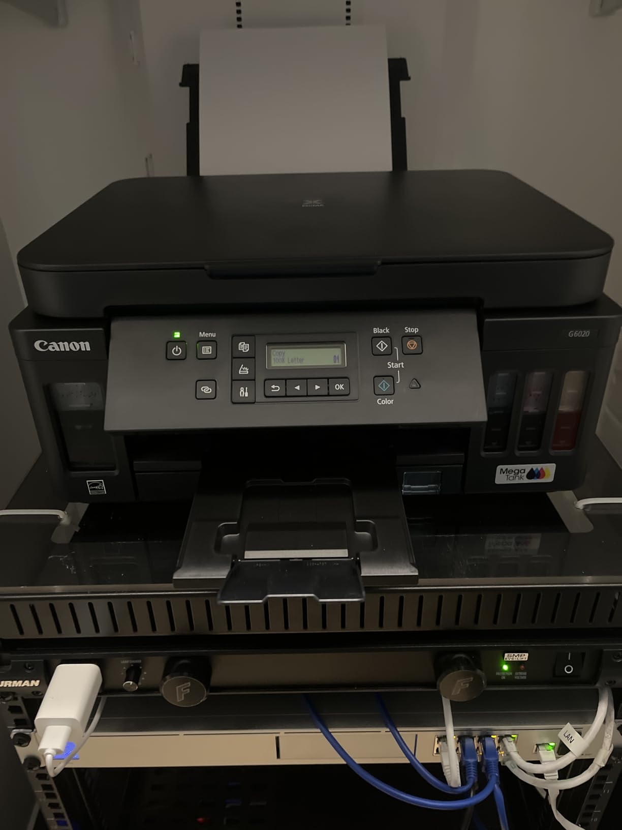 Canon PIXMA G6020 All-in-One Supertank Wireless (Megatank) Printer, Copier and Scan with Mobile Printing customer photo 1