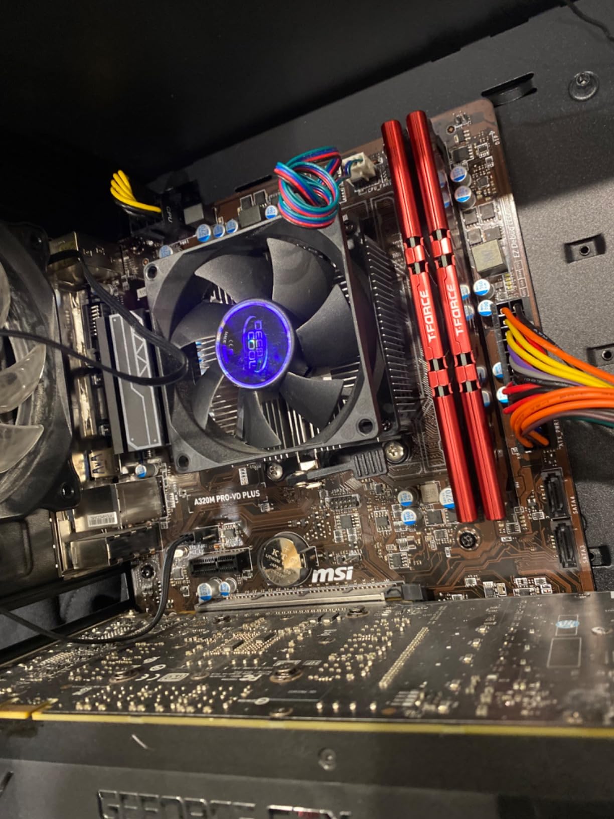 TEAMGROUP T-Force Vulcan Z DDR4 16GB Kit (2x8GB) 3200MHz CL16 Desktop Memory Module Ram (Gray) - TLZGD416G3200HC16CDC01 customer photo 2