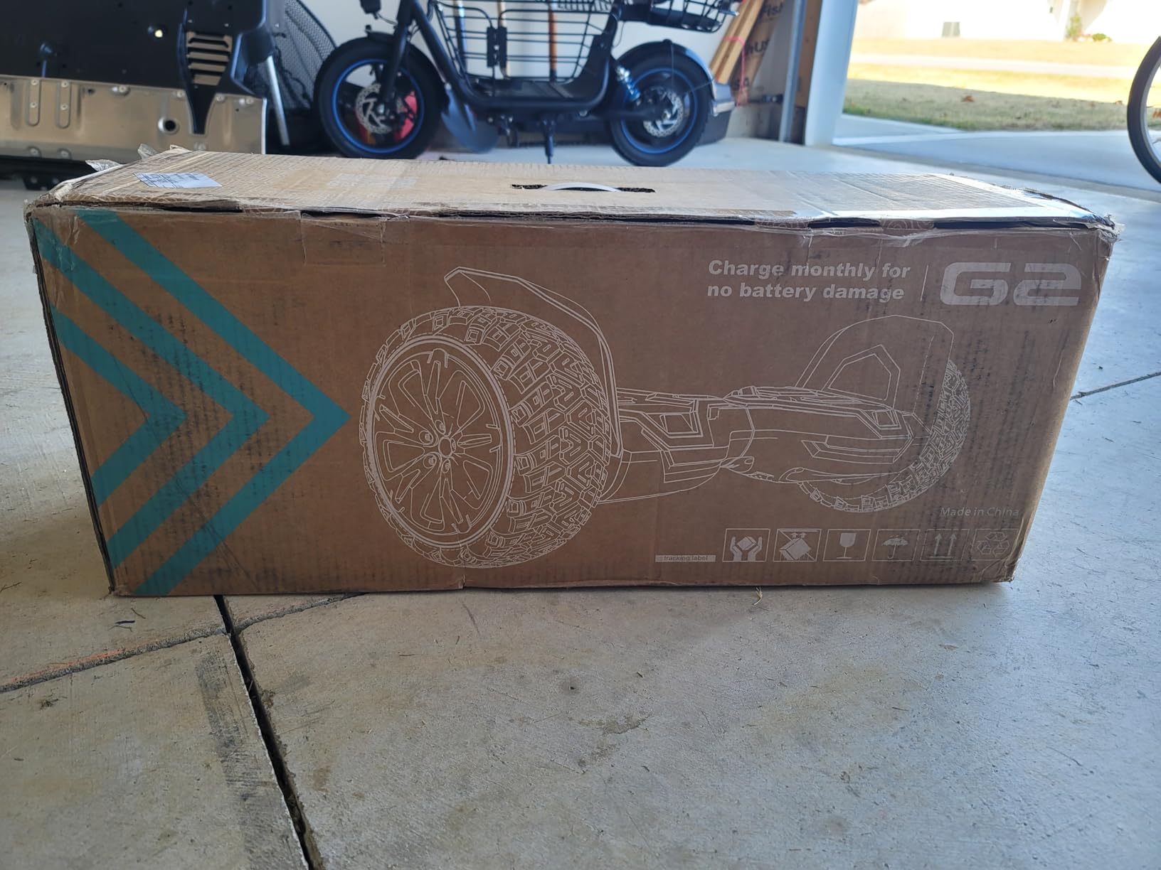 Gyroor Warrior 8.5 inch All Terrain Off Road Scooter with Bluetooth Speakers and LED Lights, Self Balancing Scooter for Kids ages 6-12 and Adults customer photo 2