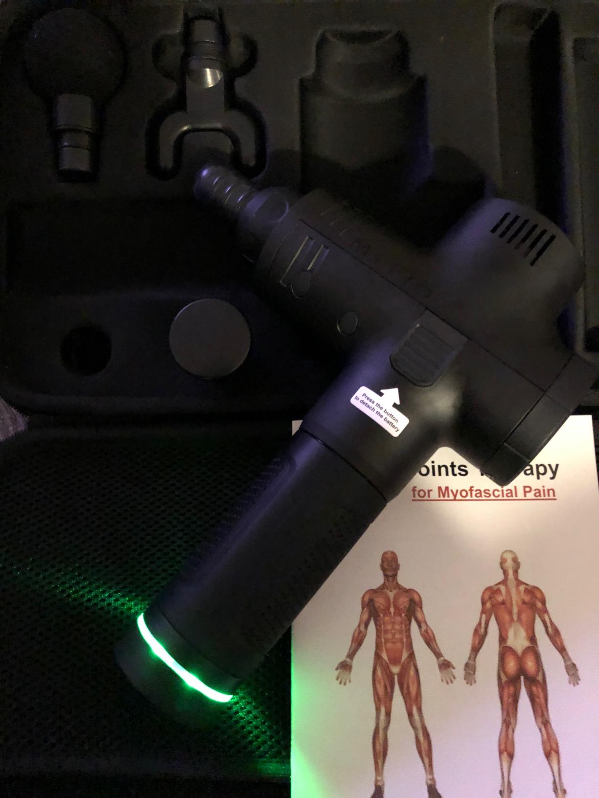 Opove M3 Pro 2 Massage Gun Deep Tissue Percussion Muscle Massager for Workout, Handheld Percussive Therapy Fascia Gun for Athletes Fast Recovery 4-8 Hours Long Battery Life, Powerful, Quiet, Black customer photo 1