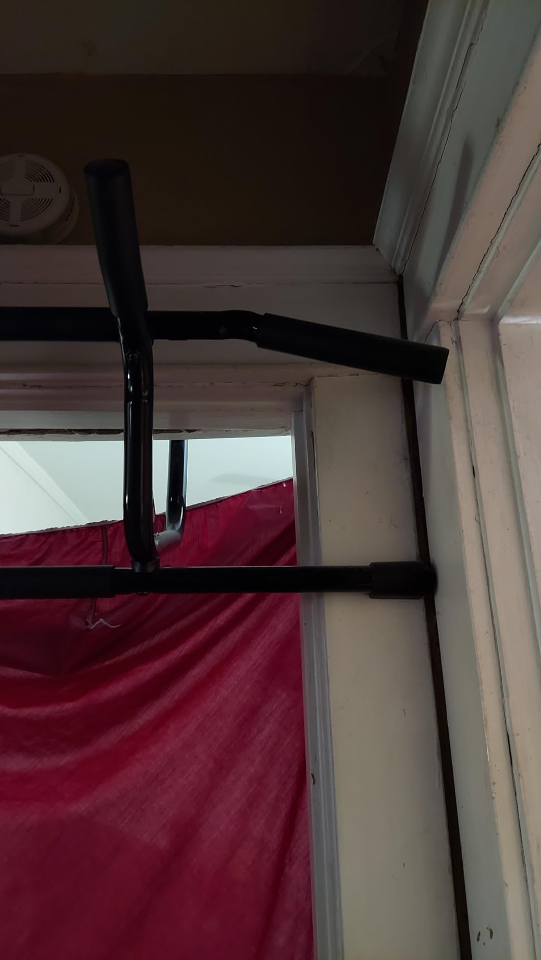 PULLUP & DIP Pull-up bar for door frames for hanging without screws and no slipping, professional door bar, pull-up bar with padded handles customer photo 2