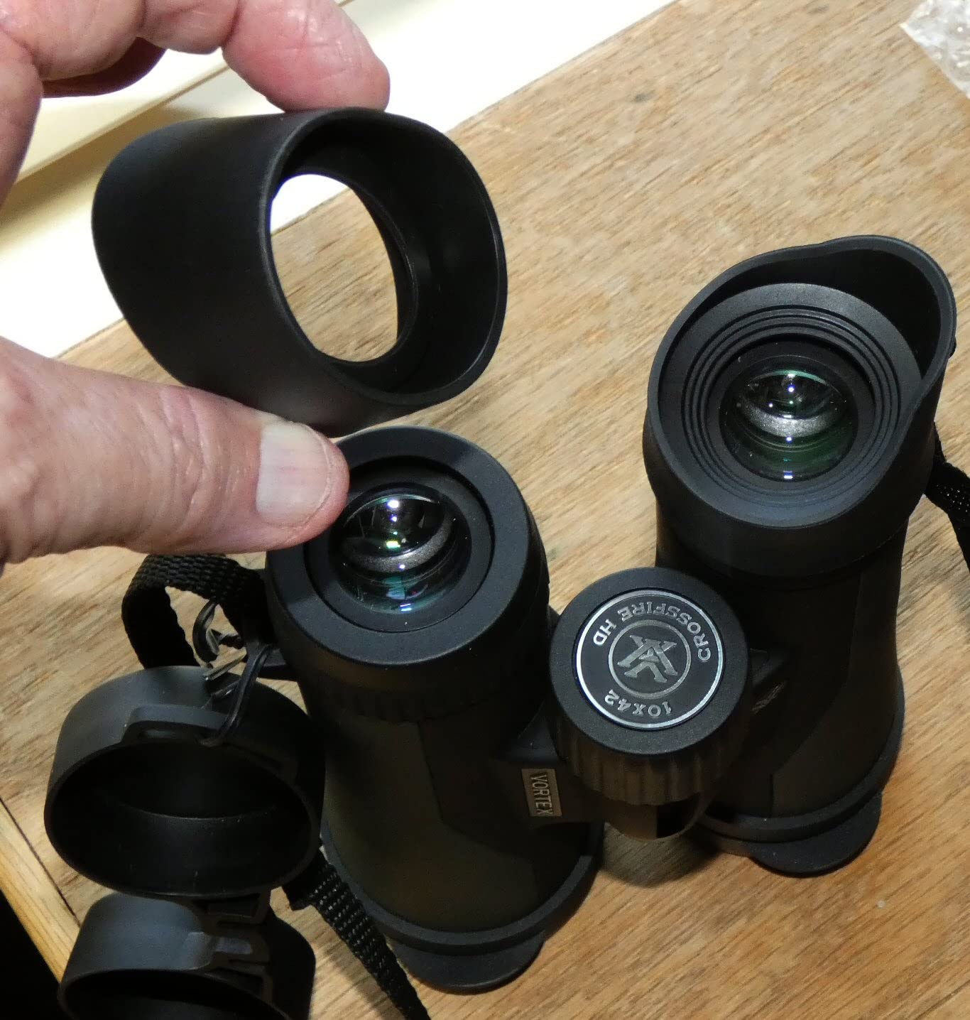 Vortex Crossfire HD 10x42 Binoculars | HD Optics, Tripod Adaptable, Waterproof, Fogproof, Shockproof, Included GlassPak Harness - Unlimited, Unconditional Warranty customer photo 1