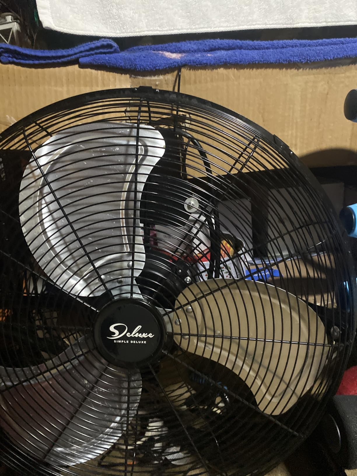 Simple Deluxe 20 Inch 3-Speed High Velocity Heavy Duty Metal Industrial Floor Fan for Warehouse, Workshop, Factory and Basement, Black, 1 Pack customer photo 1