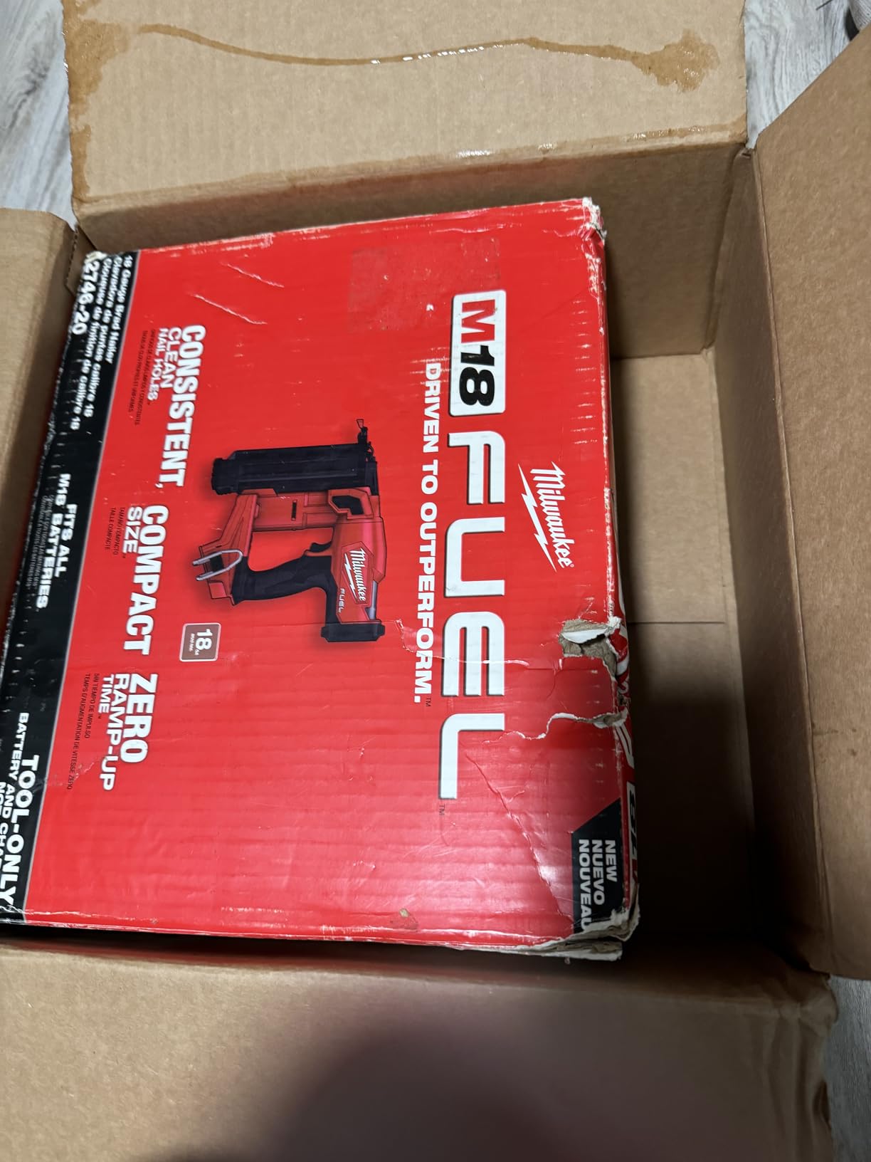 Milwaukee Electric - M18 Fuel 18 Gauge Brad Nailer customer photo 1