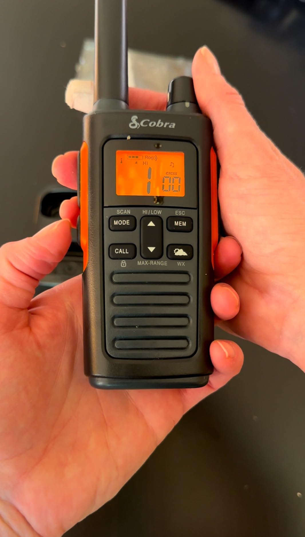 Cobra RX680 Walkie Talkies (2-Pack), IP54 Water Resistant Design customer photo 1