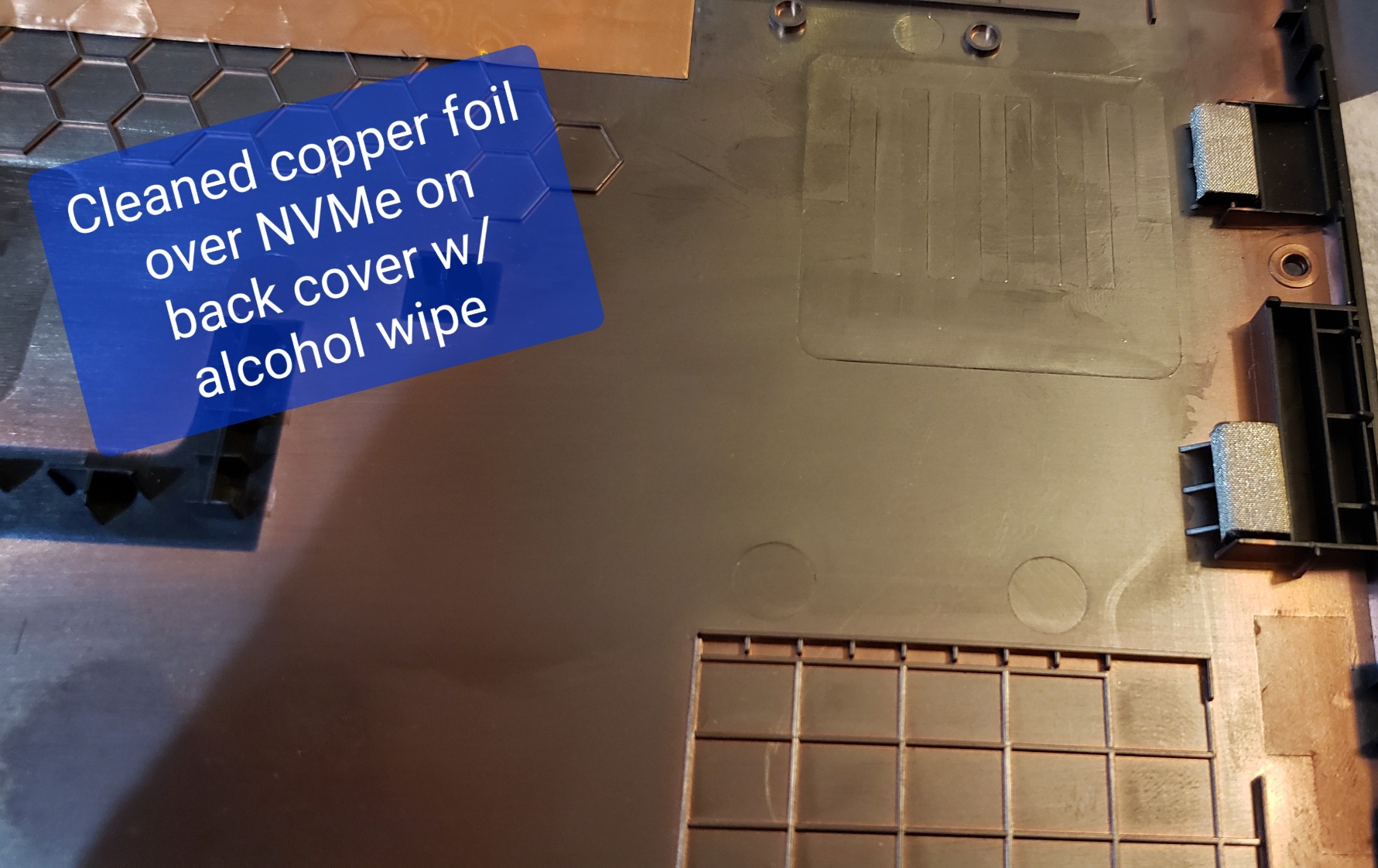 [6-Pack] Thermal Conductive Silicone Pads, Soft Safe Simple to Apply for SSD CPU GPU LED IC Chipset Cooling -Blue customer photo 1
