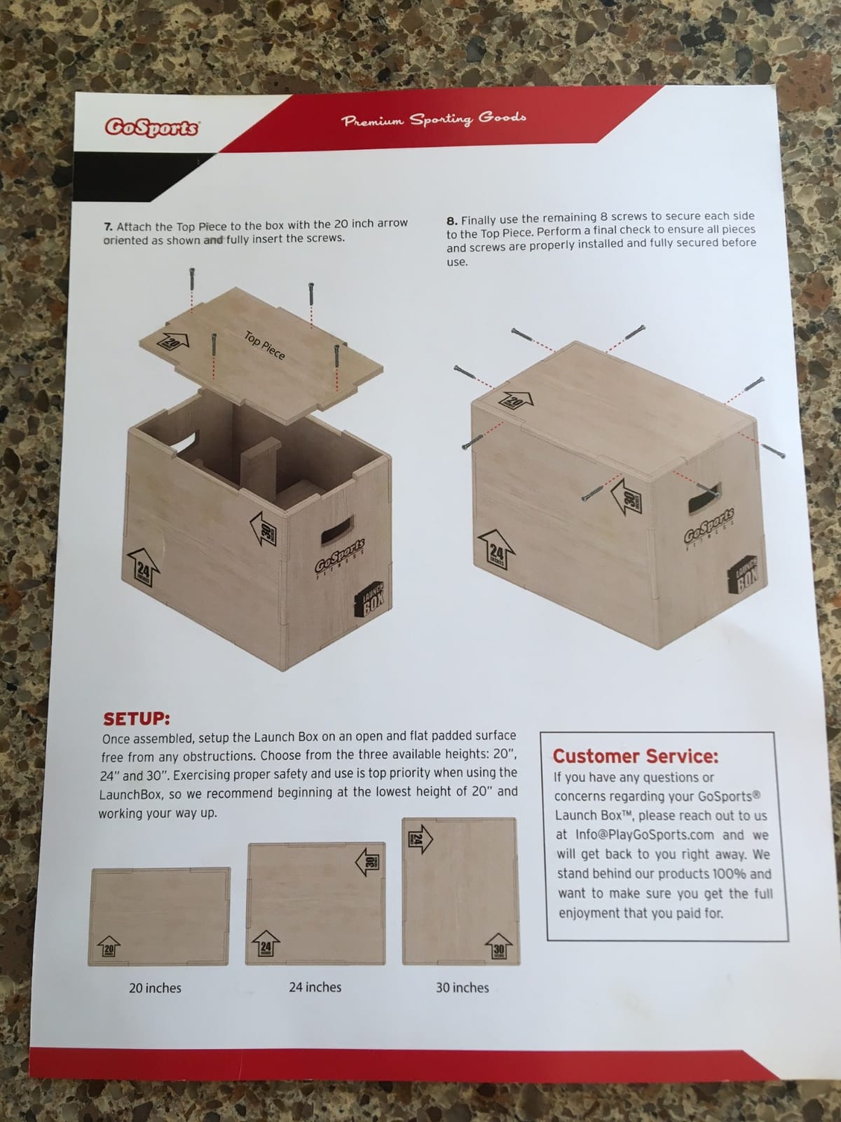 GoSports Fitness 3-in-1 Plyo Jump Box - Small, Standard, or XL - Launch Box Exercises for All Skill Levels customer photo 2