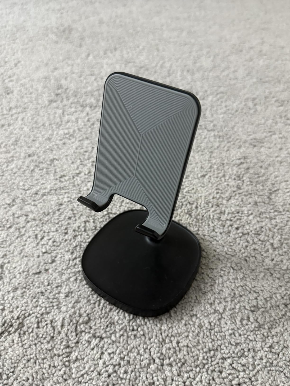 LISEN Cell Phone Stand Phone Holder for Desk Office Decor, Office Desk Accessories Women PC Gaming Essentials iPhone Stand Gadgets Men Gift for Father Fit OtterBox Case Switch iPad Air Tablet 4-10 in customer photo 2
