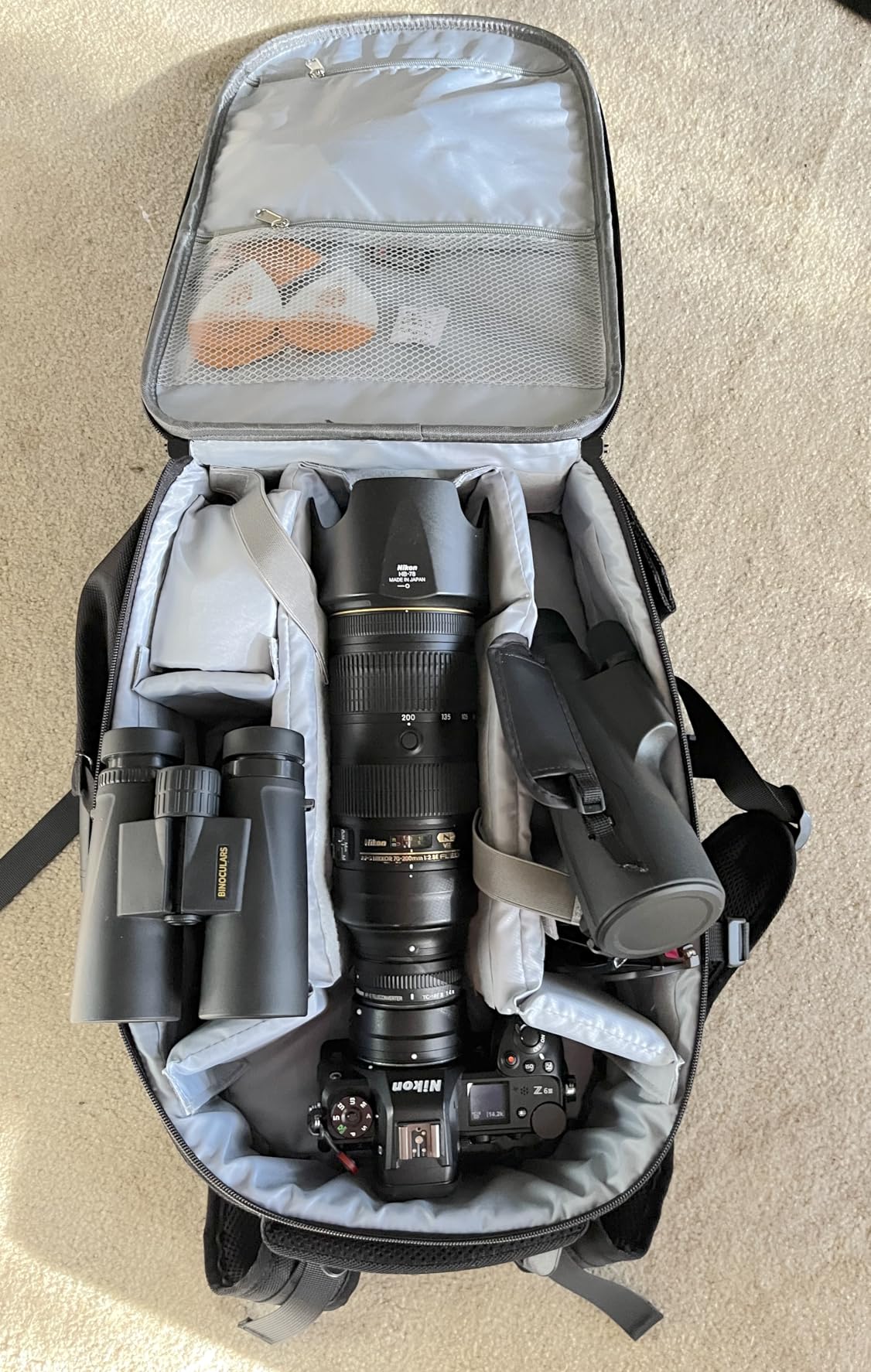 MOSISO Camera Backpack, DSLR/SLR/Mirrorless Photography Camera Bag | 15-16 inch Waterproof Hardshell Case with Tripod Holder&Laptop Compartment Compatible with Canon/Nikon/Sony, Black customer photo 1
