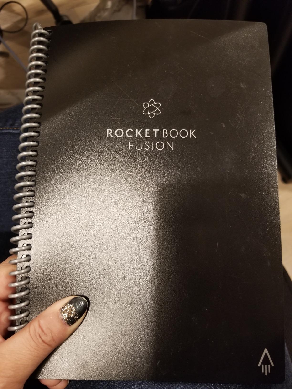 Rocketbook Fusion Reusable Undated Productivity Planner, Executive Size 6x8.8 customer photo 1