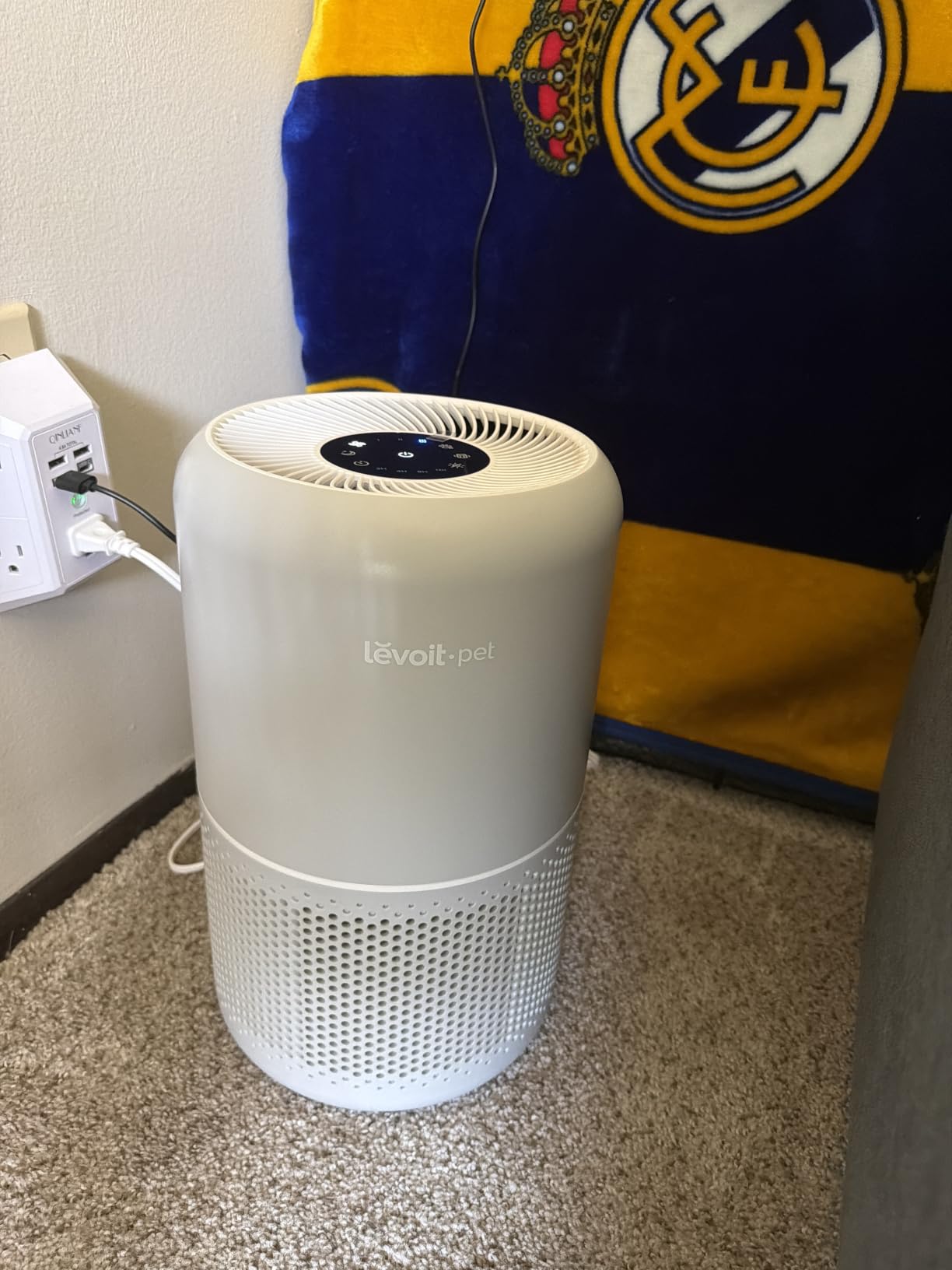LEVOIT Air Purifier for Pets, Home, Large Rooms, and Bedrooms, HEPA Sleep Mode, AHAM VERIFIDE, Efficient Filter for Pet Dander, Odors, Captures Smoke, Dust, Mold, Pollen, Pet Lock, Core P350-P, Grey customer photo 2