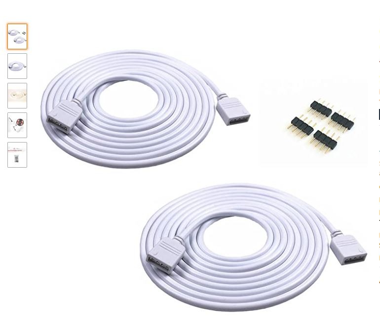 Govee 32.8ft LED Strip Lights RGBIC App Control, Smart LED Strips with Segmented Color Control Intelligent Color Picking, Music Sync LED Lights for Bedroom, Kitchen, Party, Home Decor (2x16.4ft) customer photo 2