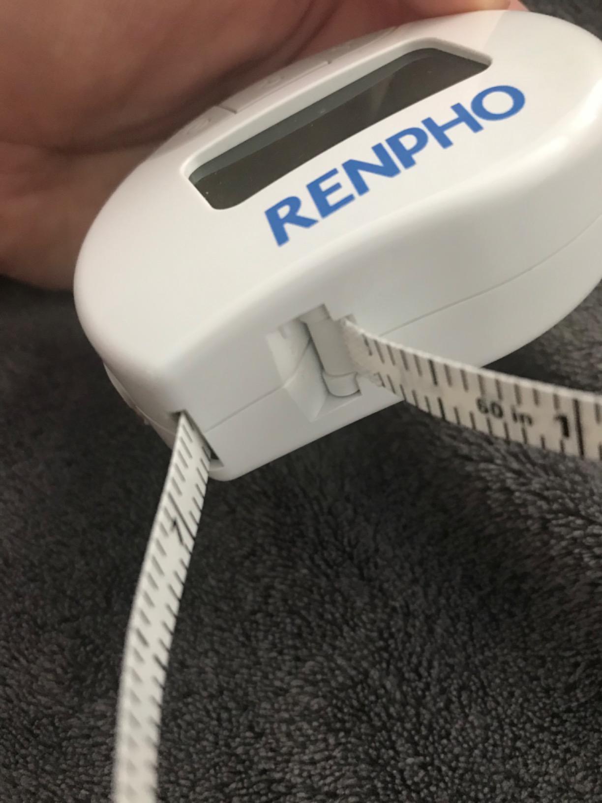 RENPHO Smart Body Measuring Tape, Bluetooth App, 60in, for Weight Loss | For Weight Loss & Fitness, Tracks Waist, Hip, Bust, Arms, Retractable, Multi-Metric Tracking, Gym Accessories, Workout Gifts customer photo 1