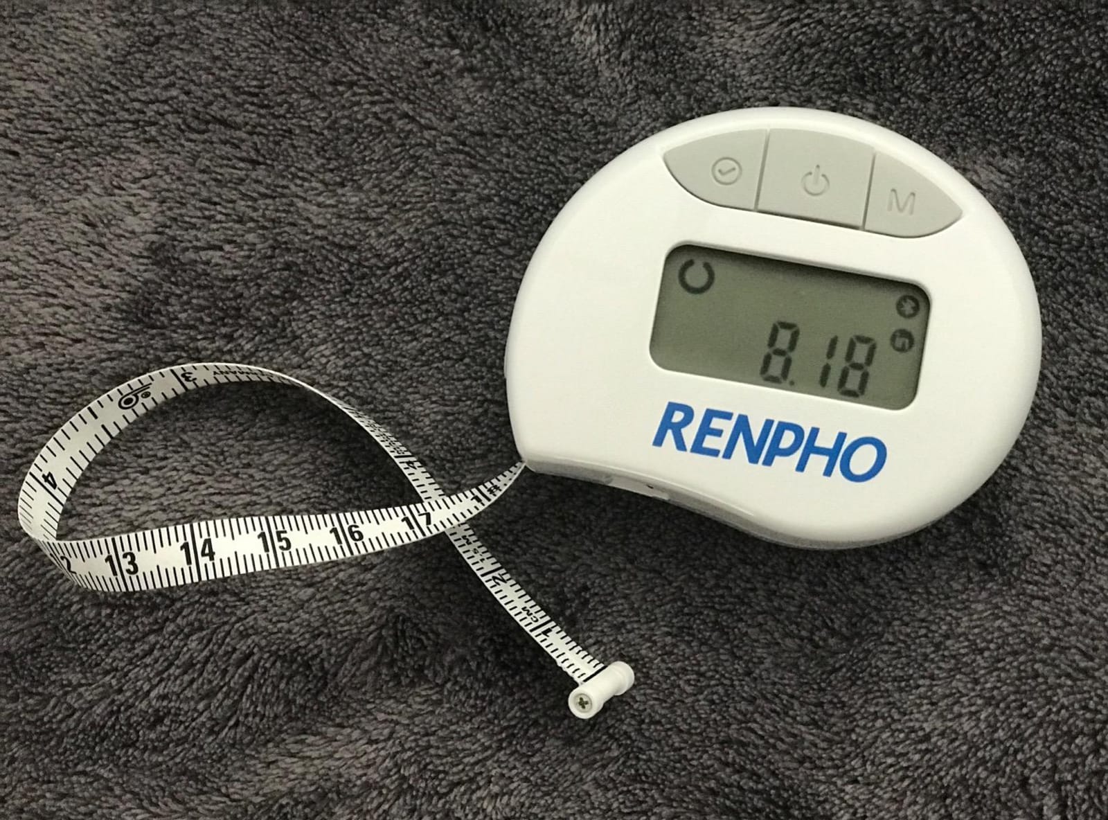 RENPHO Smart Body Measuring Tape, Bluetooth App, 60in, for Weight Loss | For Weight Loss & Fitness, Tracks Waist, Hip, Bust, Arms, Retractable, Multi-Metric Tracking, Gym Accessories, Workout Gifts customer photo 2