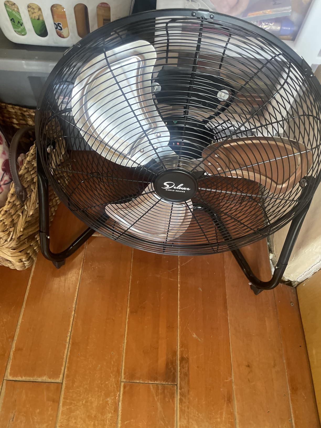 Simple Deluxe 18 Inch 3-Speed High Velocity Heavy Duty Metal Industrial Floor Fans, Black customer photo 1