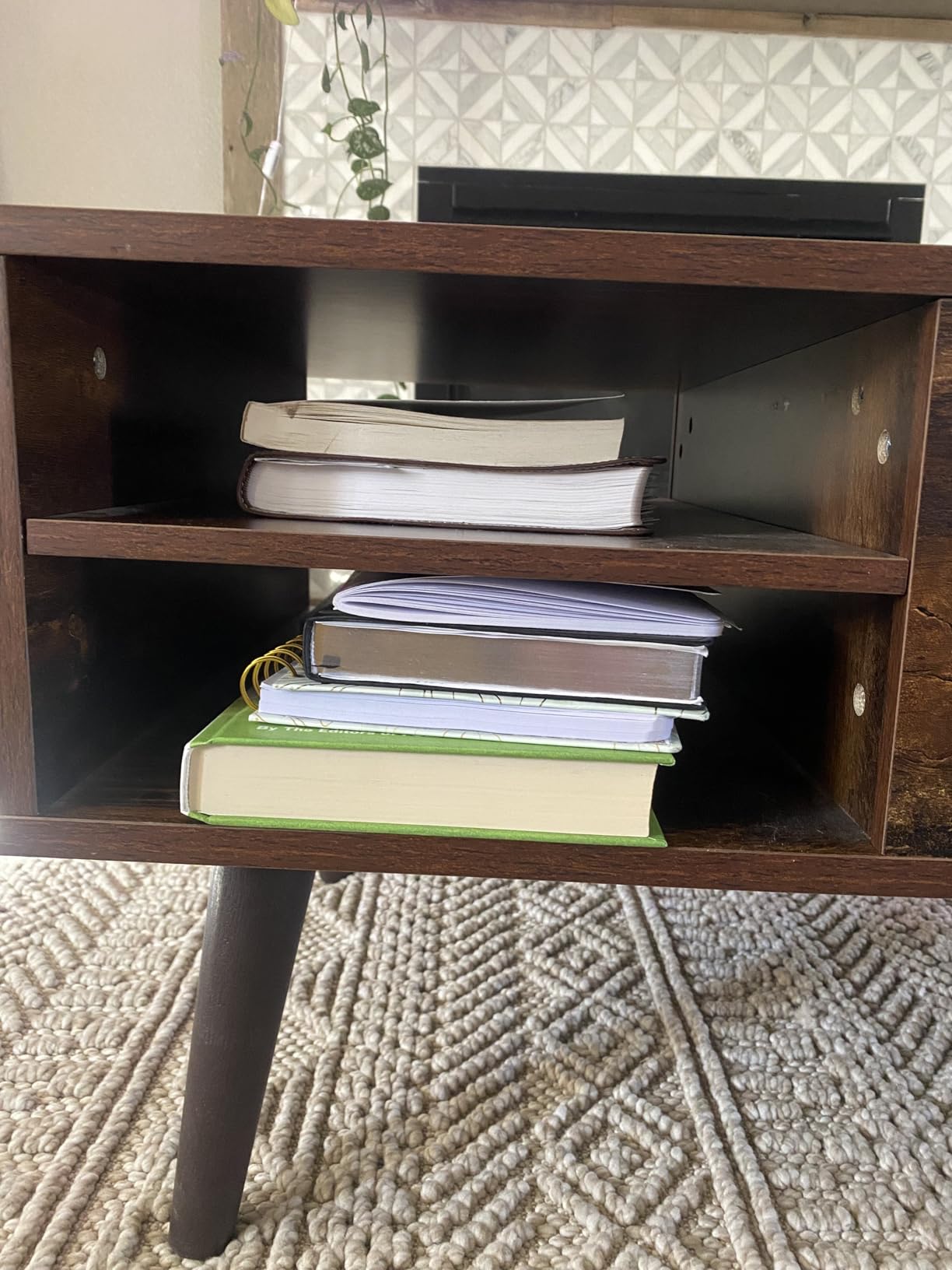 WLIVE Lift Top Coffee Table with Hidden Storage, Adjustable Shelf, Brown | Mid Century Modern Wooden Coffee Table, for Dining/Living Rooms/Offices; 39.4