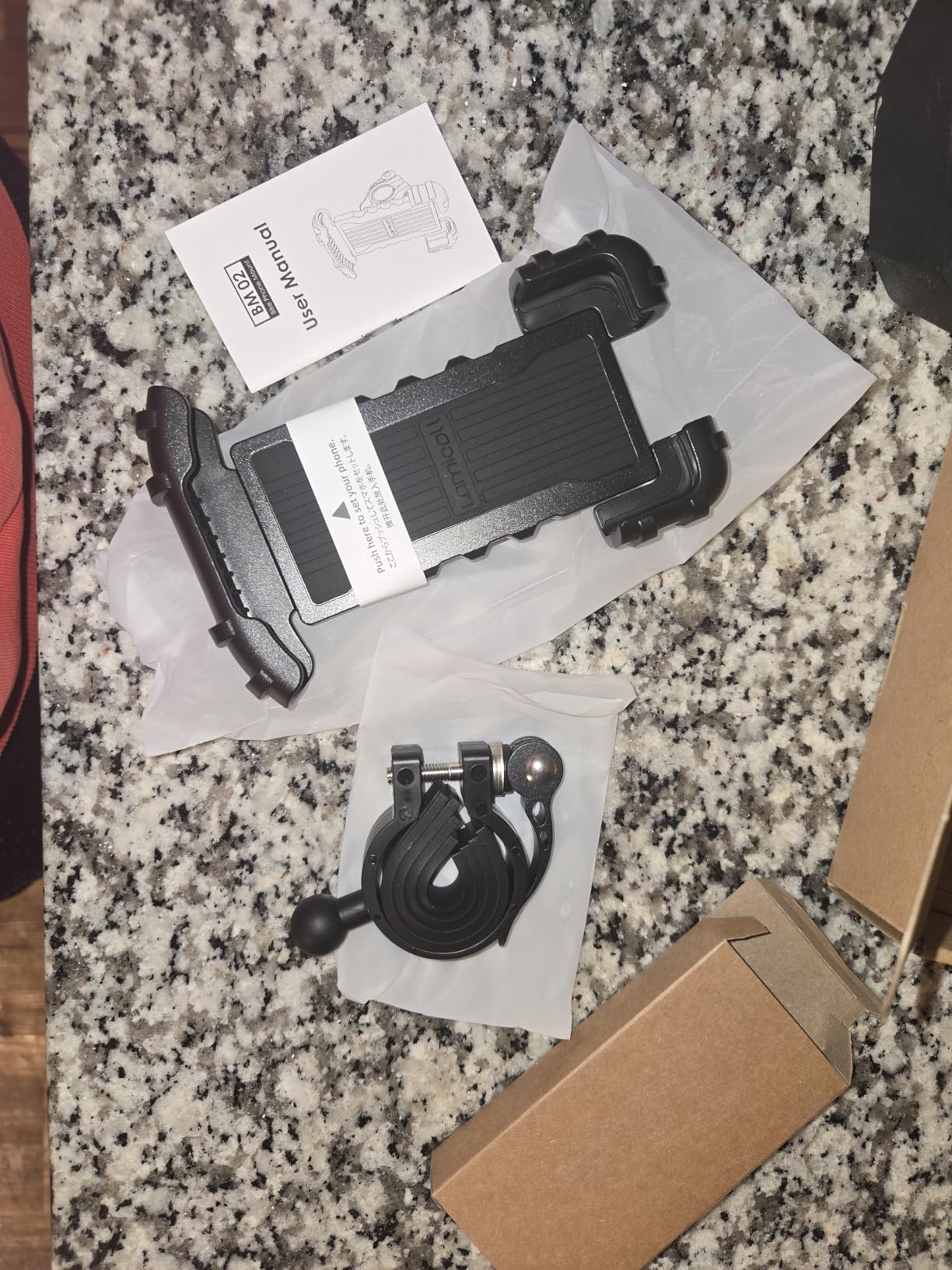 Lamicall Bike Phone Holder Motorcycle Mount - One-Hand Operation, Lockable | 360° Rotation Handlebar Clamp for 4.7-6.8
