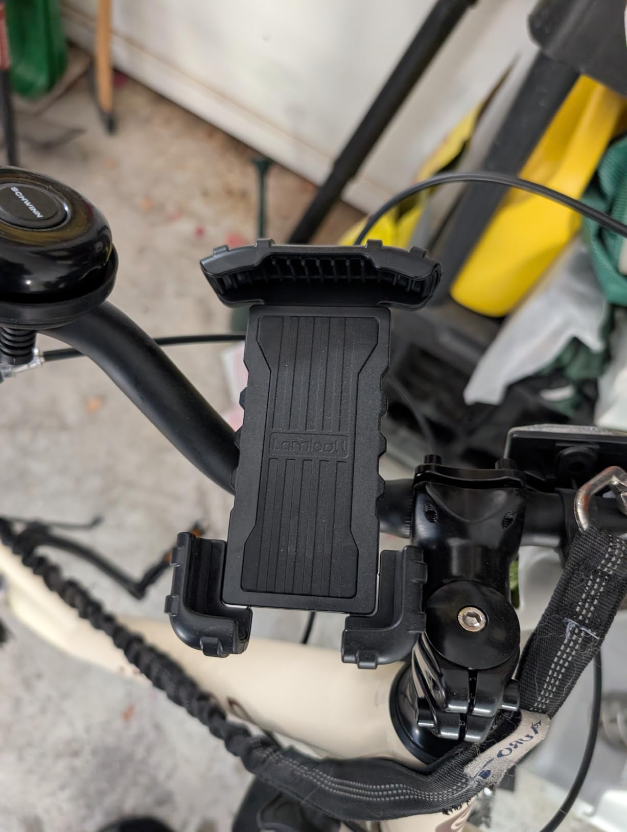 Lamicall Bike Phone Holder Motorcycle Mount - One-Hand Operation, Lockable | 360° Rotation Handlebar Clamp for 4.7-6.8