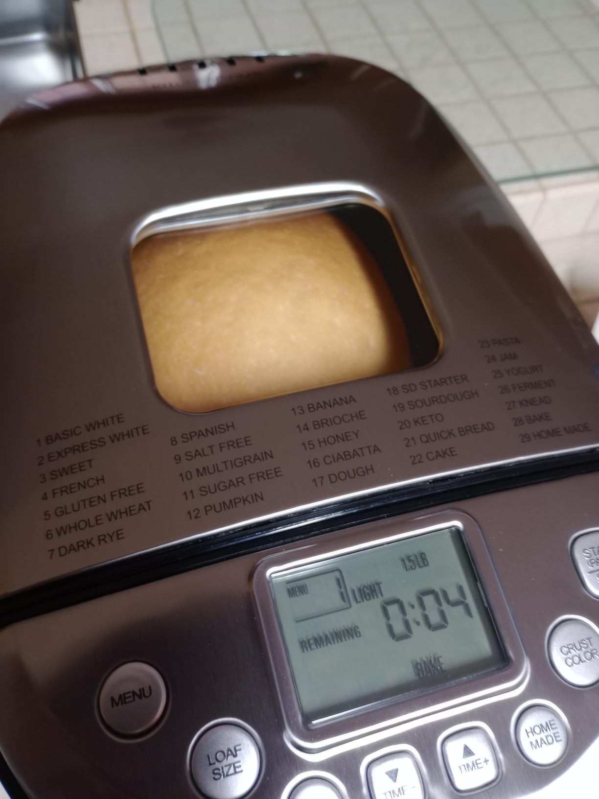 KITCHENARM 29-in-1 SMART Bread Machine with Gluten Free Setting 2LB 1.5LB 1LB Bread Maker Machine with Homemade Cycle - Stainless Steel Breadmaker with Recipes Whole Wheat Bread Making Machine customer photo 2