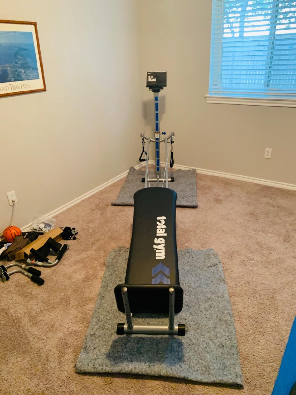 Total Gym Apex G3, Slim-Frame Incline Bodyweight Training Home Exercise Machine w/ 8 Levels of Resistance, Squat Stand, & Basic Accessory Set customer photo 2