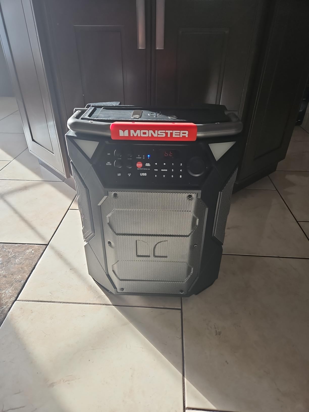 Monster Rockin' Roller 270 Indoor/Outdoor Portable Bluetooth Speaker | up to 200W of 270 Degree Sound & up to 100 Hours of Playtime customer photo 1