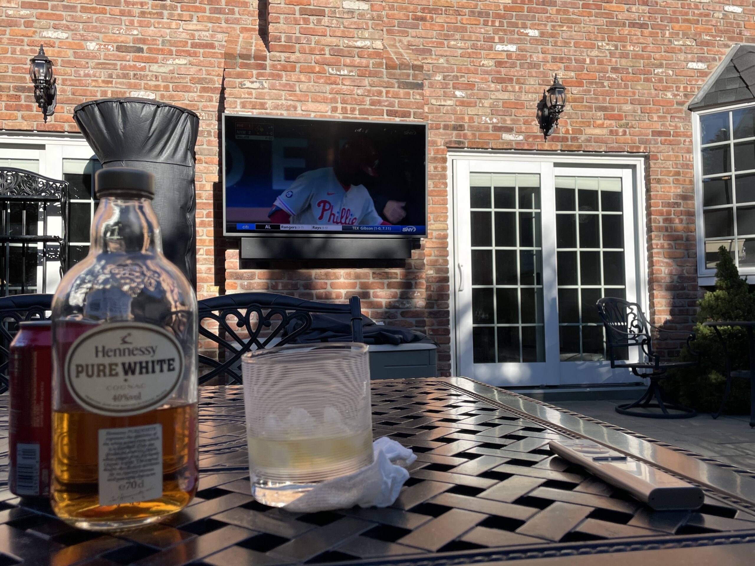 SAMSUNG 75-inch Class QLED 4K The Terrace Partial Sun Outdoor, Direct Full Array 16x, Quantum HDR 32x, Weatherproof, Wide Viewing Angle Smart TV w/ Alexa Built-in (QN75LST7TAFXZA, Latest Model) customer photo 1