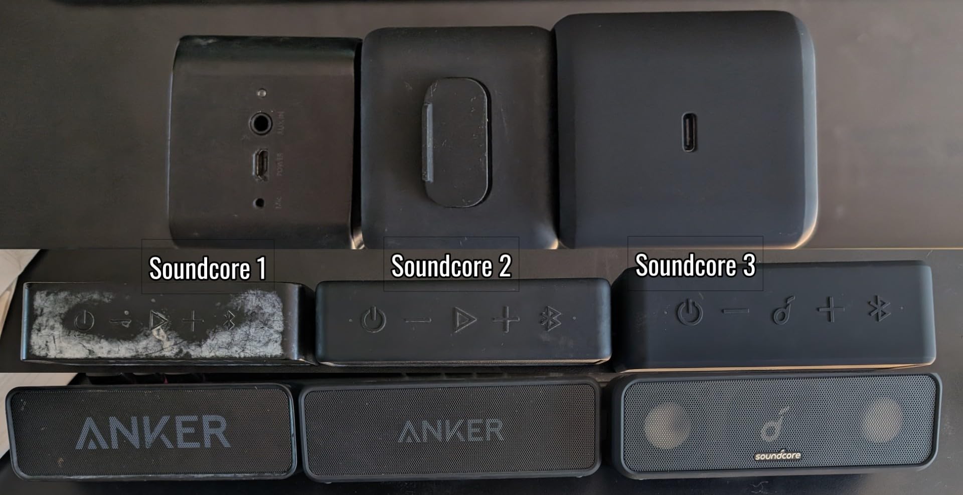 Soundcore Anker 3 Portable Bluetooth Speaker, IPX7 Waterproof, 24H Playtime | PartyCast, BassUp, Custom EQ App, Pure Titanium Diaphragm Drivers - for Home, Shower, Outdoor, and Beach customer photo 2