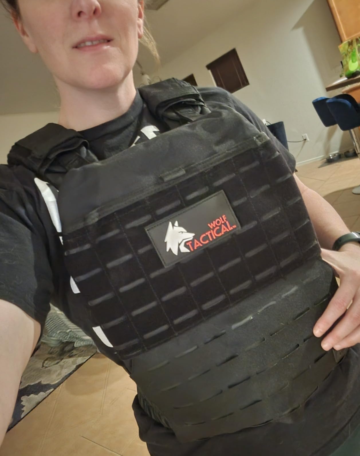 Wolf Tactical Adjustable Weighted Vest for Men & Women - Rucking, Workout, Running, Walking & CrossFit Weight Vest for Strength Training & Fitness customer photo 1
