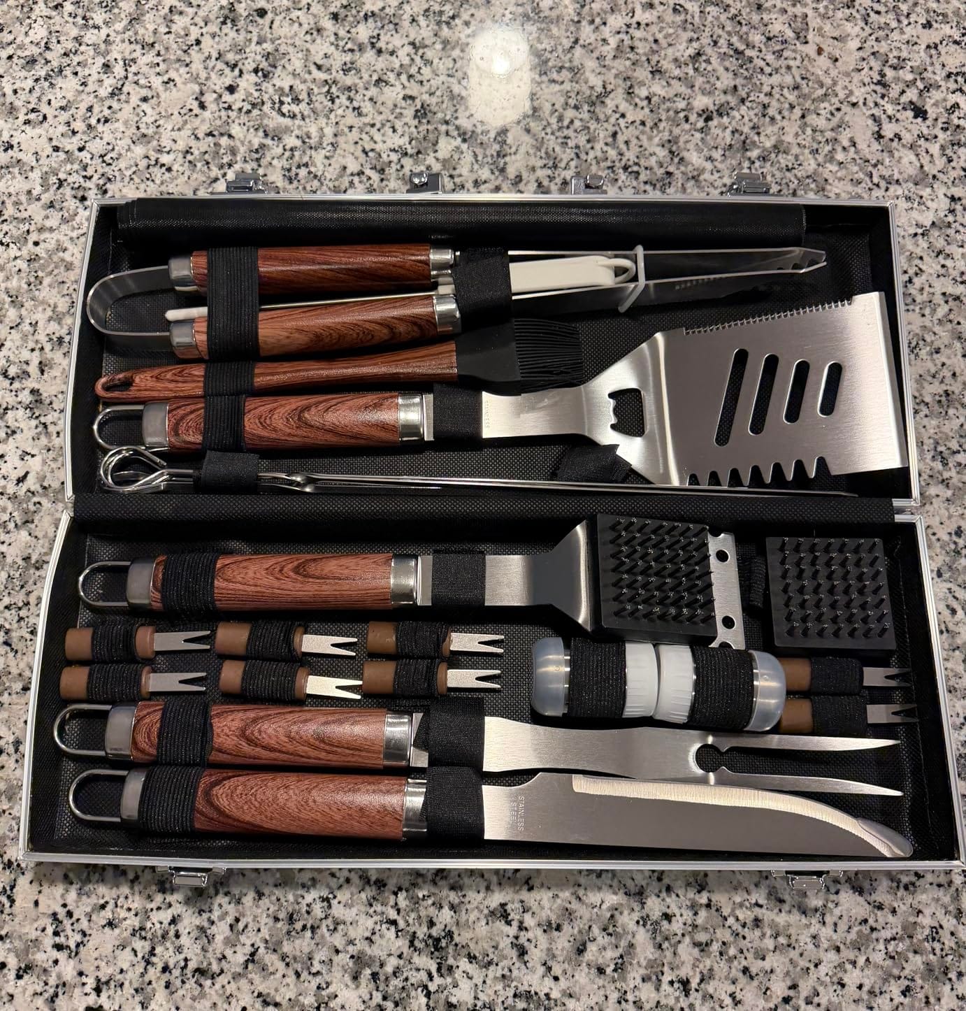 ROMANTICIST 26pcs Grilling Gifts for Men, BBQ Grill Accessories Tools Set customer photo 1