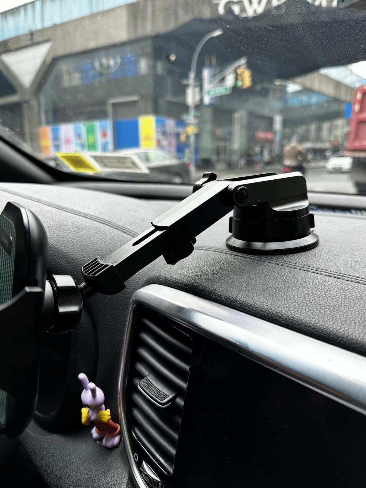 VANMASS True Military-Grade Car Phone Holder [Upgraded Strongest Suction&Clip] Cell Phone Mount for Dashboard Windshield Vent Kit, Ink Black customer photo 1