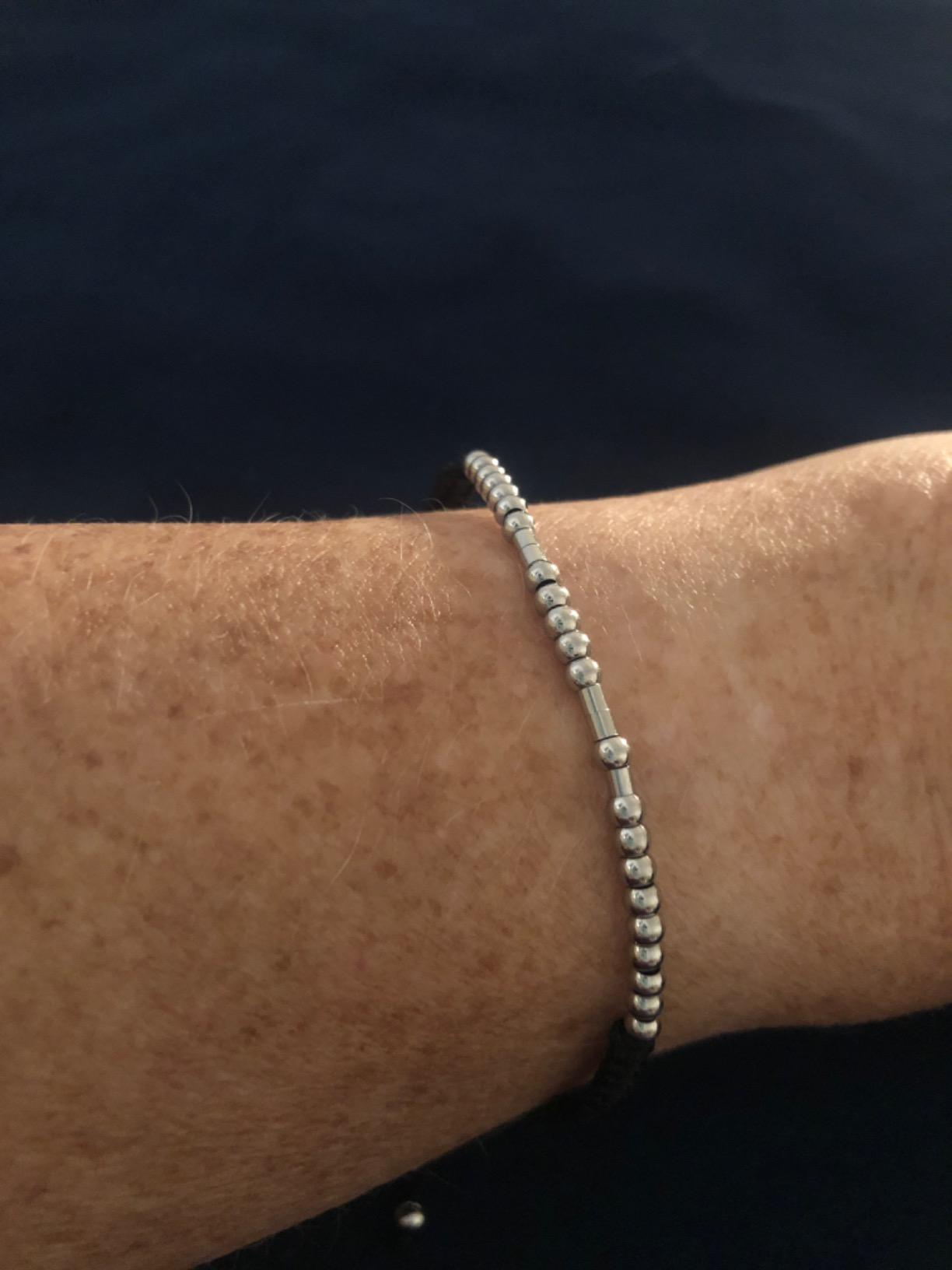 Shonyin Best Bitches Morse Code Bracelet, Funny Friendship Gift | Matching bracelet set for best friends, perfect for Valentine's Day, Christmas, and fun friendship moments with women customer photo 2
