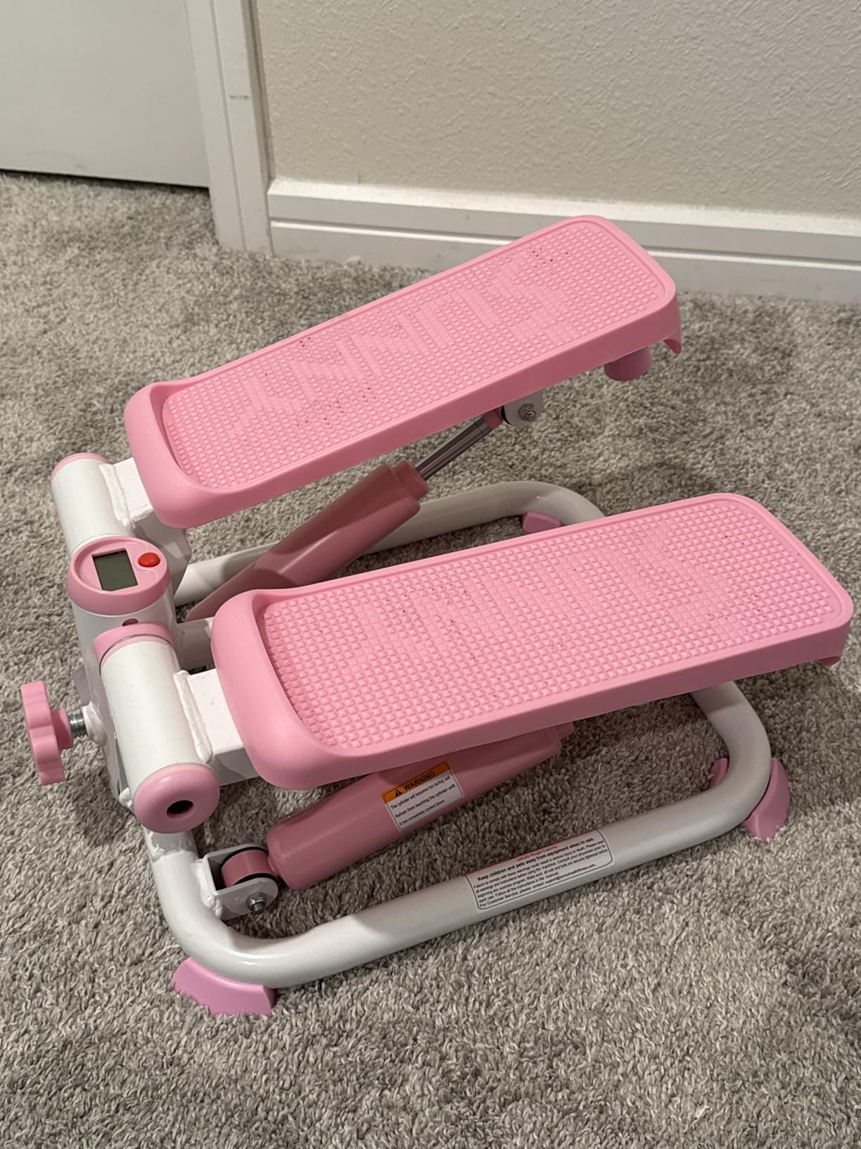 Sunny Health & Fitness Mini Steppers with Digital Monitor and Resistance Bands, Compact Low-Impact Cardio Machines for Home Workouts customer photo 1