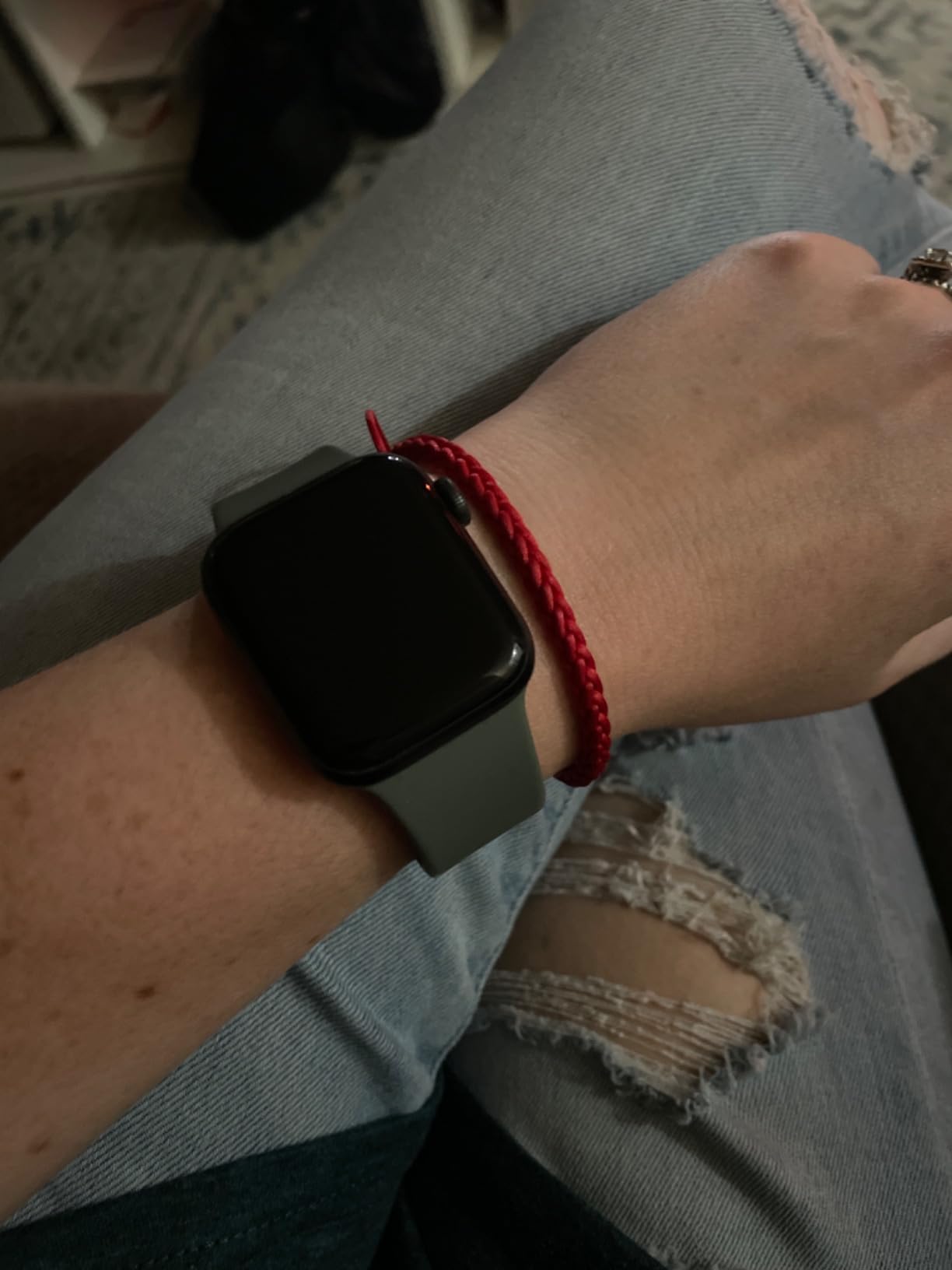 Desimtion Couples Bracelets Red String of Fate Matching Bracelets for Couples Gifts for Him and Her, Long Distance Relationship Gifts for Girlfriend and Boyfriend customer photo 1