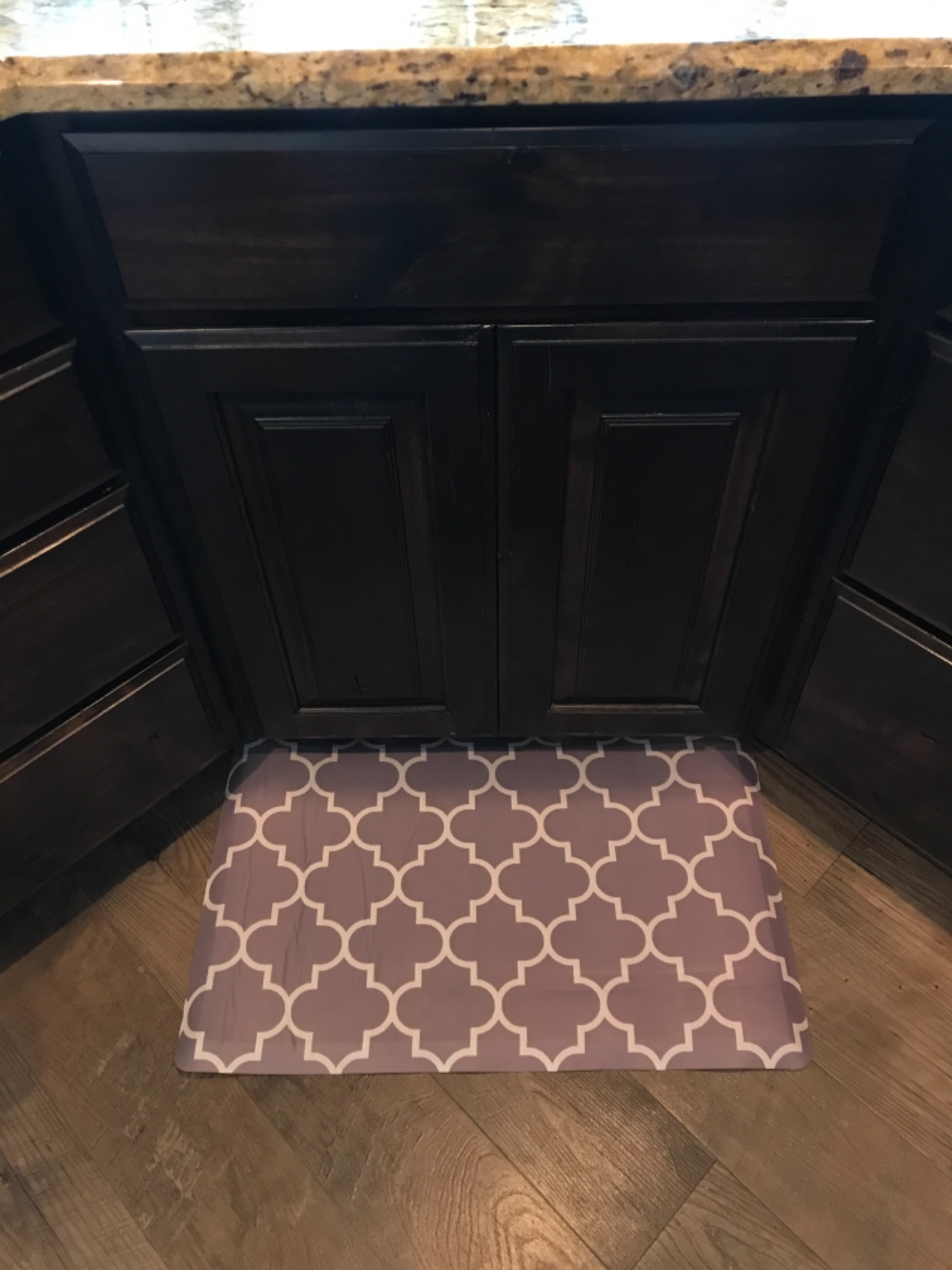 WISELIFE Kitchen Mats and Rugs Cushioned Anti-Fatigue, 17.3x 28, Grey | Non Slip Heavy Duty PVC, Beveled Edge, Waterproof Ergonomic Comfort Mat for Kitchen, Floor, Sink, Laundry, Office customer photo 2