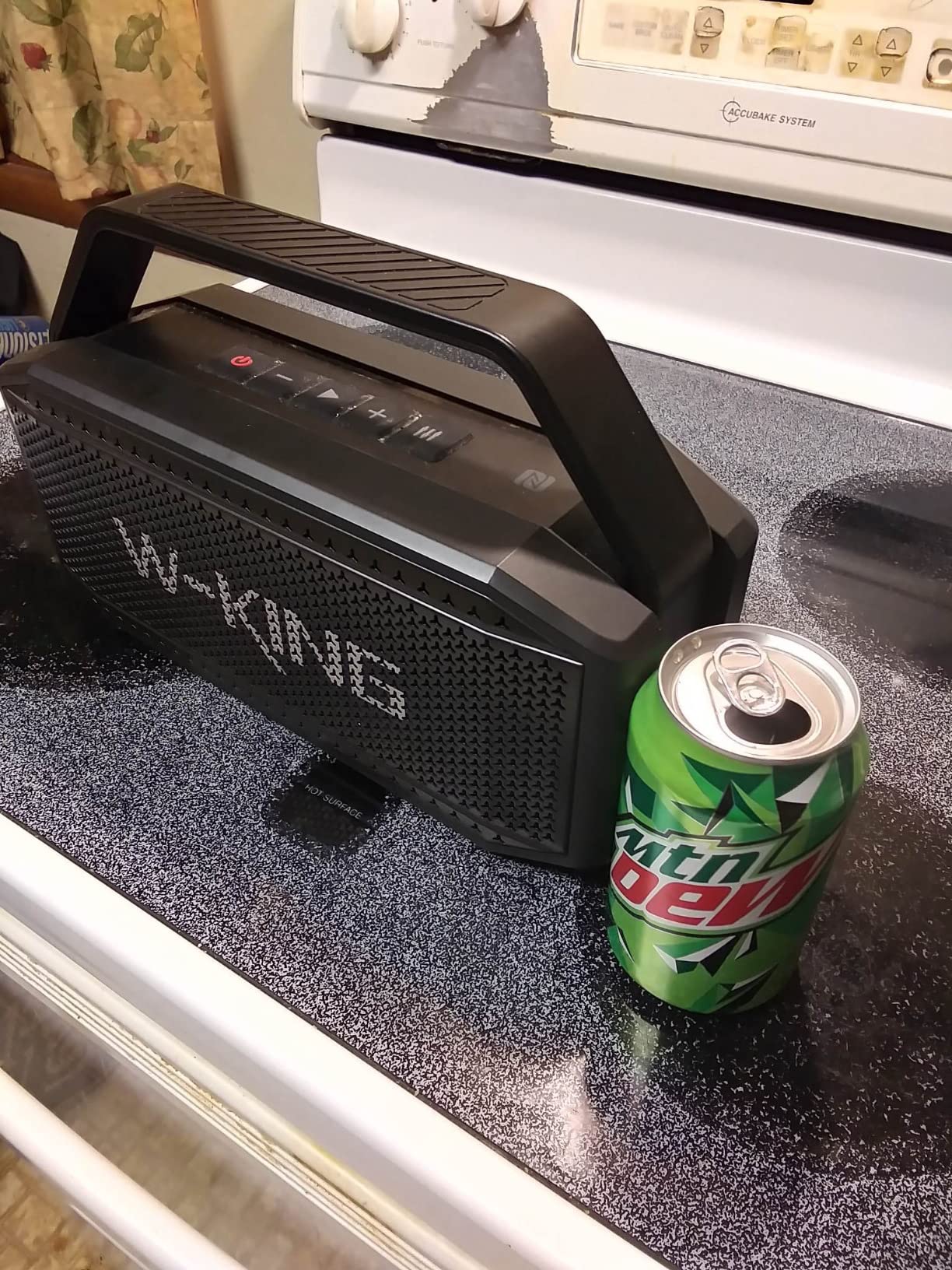 W-KING Bluetooth Speaker, 100W Peak Outdoor Portable Loud Speakers Wireless | 108dB IPX7 Waterproof Floating Rugged Boombox, 60W Party Large Speaker Subwoofer, 7.2'' Deep Bass Radiator, 40H, EQ, TF, AUX customer photo 1