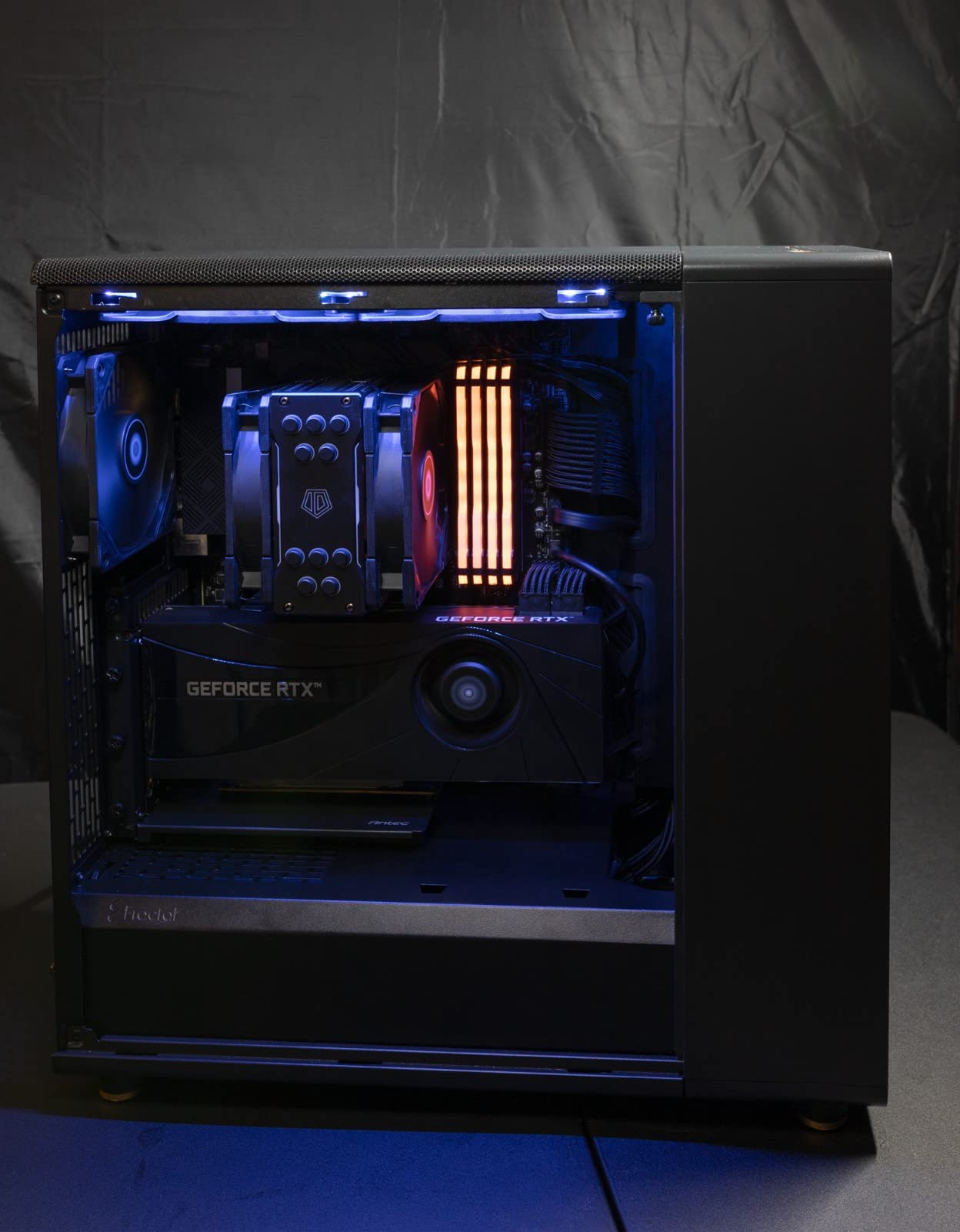 ID-COOLING SE-225-XT Black CPU Air Cooler, 5 Heatpipes, Dual 120mm PWM Fans | Intel LGA1700/115X/1200 & AMD AM4/AM5 Sockets for Desktop PC, Full Memory Clearance, 220W customer photo 1