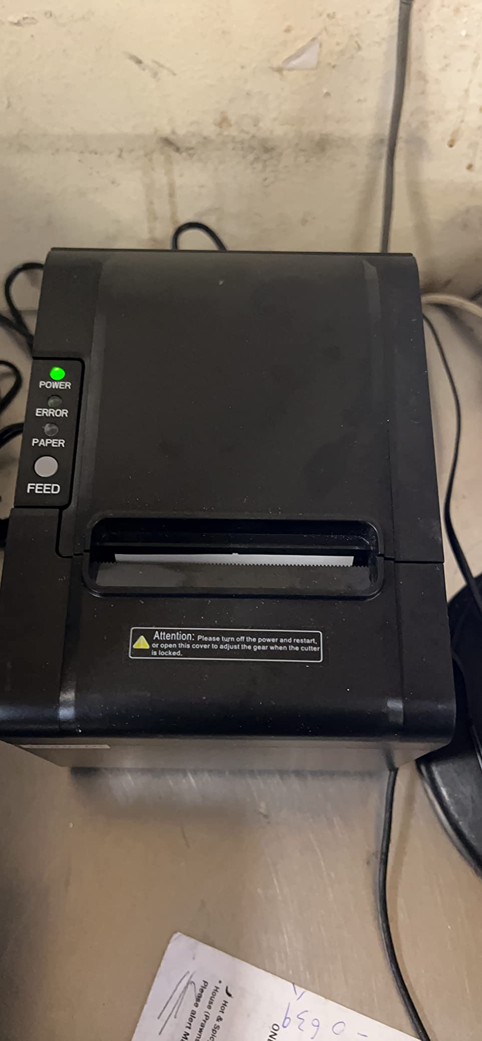 Rongta POS Printer, 80mm USB Thermal Receipt Printer, Restaurant Kitchen Printer with Auto Cutter Support Cash Drawer, USB Serial Ethernet Interface for Windows/Mac/Linux (RP326) customer photo 2