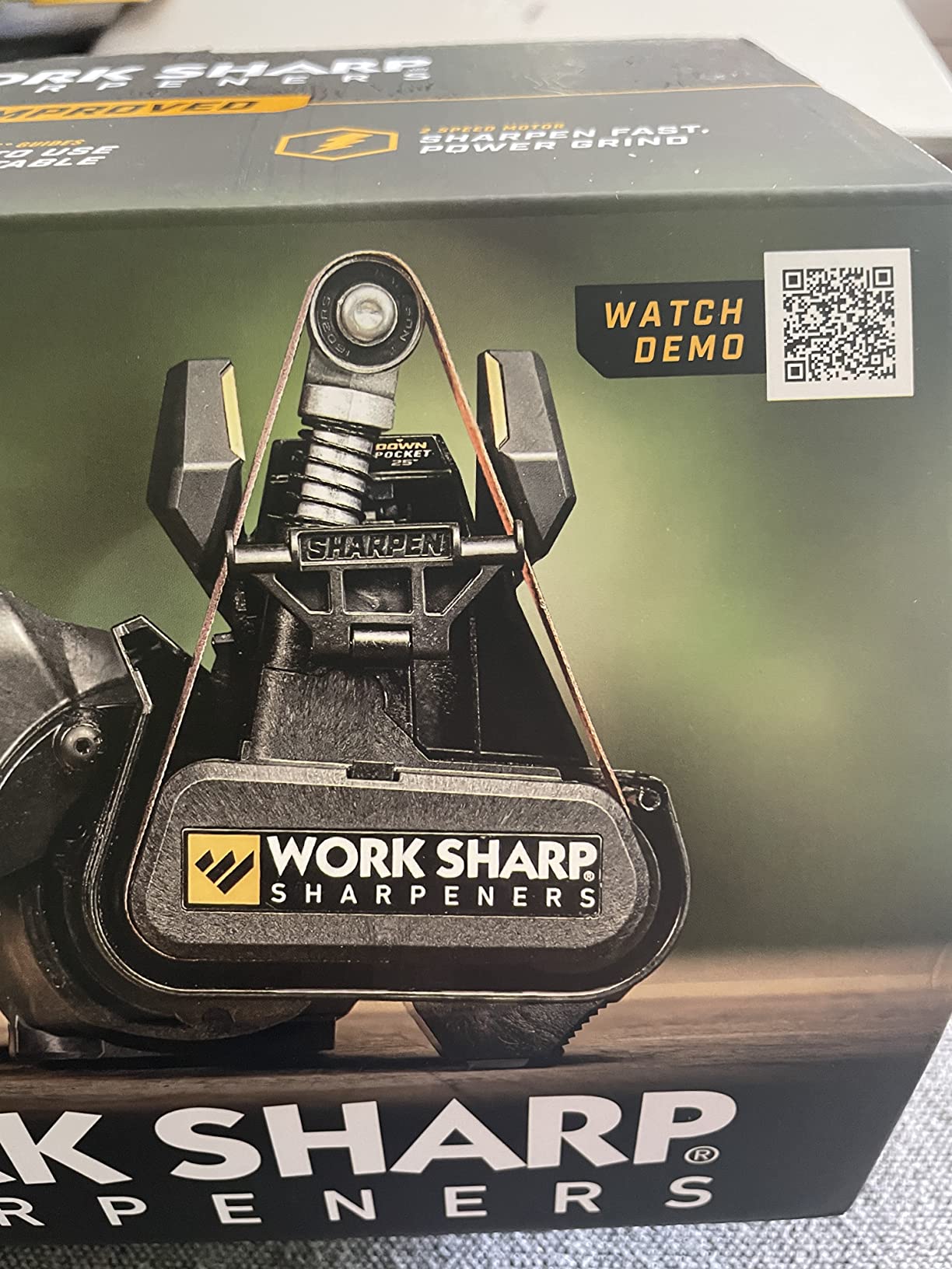 Work Sharp MK2 Electric Knife Sharpener - Adjustable 2-Speed Knife Sharpening System for Kitchen Knives, Pocket Knives, Scissors, Axes & Garden Tools customer photo 1
