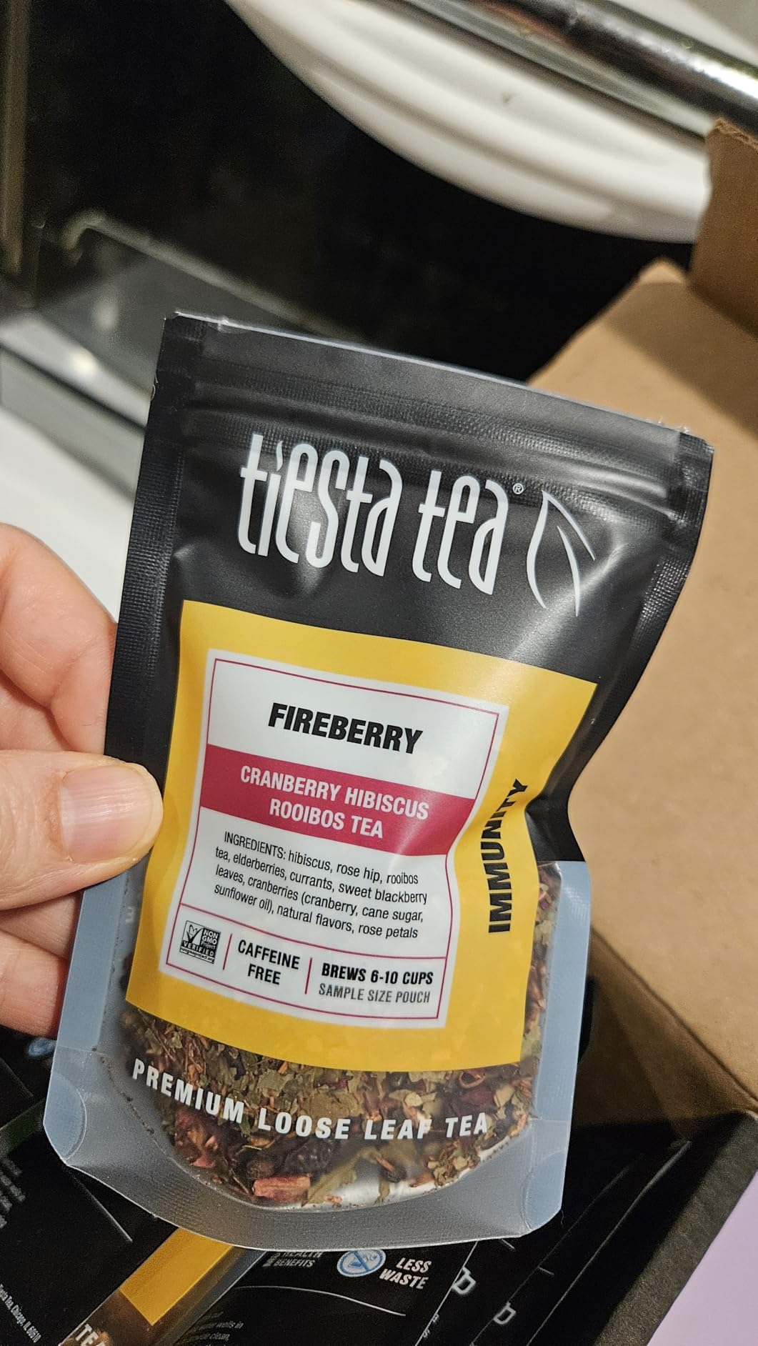 Tiesta Tea - Top 8 Favorites Sampler Set, Loose Leaf, Up to 80 Cups, High to No Caffeine, Hot & Iced, Tea Variety Pack with Green, Herbal, & Black, 8 Sample Pouches customer photo 1