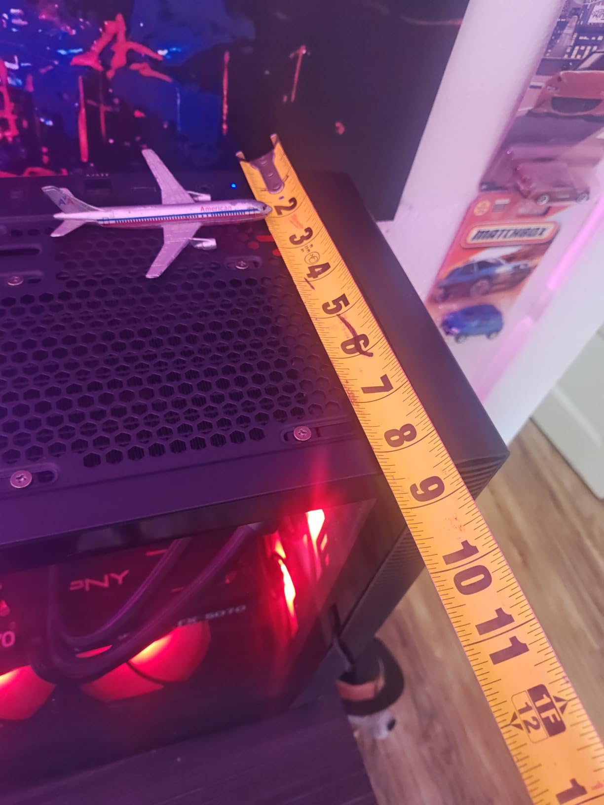 MONTECH X3 Mesh High Airflow ATX Mid-Tower PC Case, 6 Fixed RGB Fans, 305mm GPU Support, 240mm Radiator, Swivel Tempered Glass, Black customer photo 2