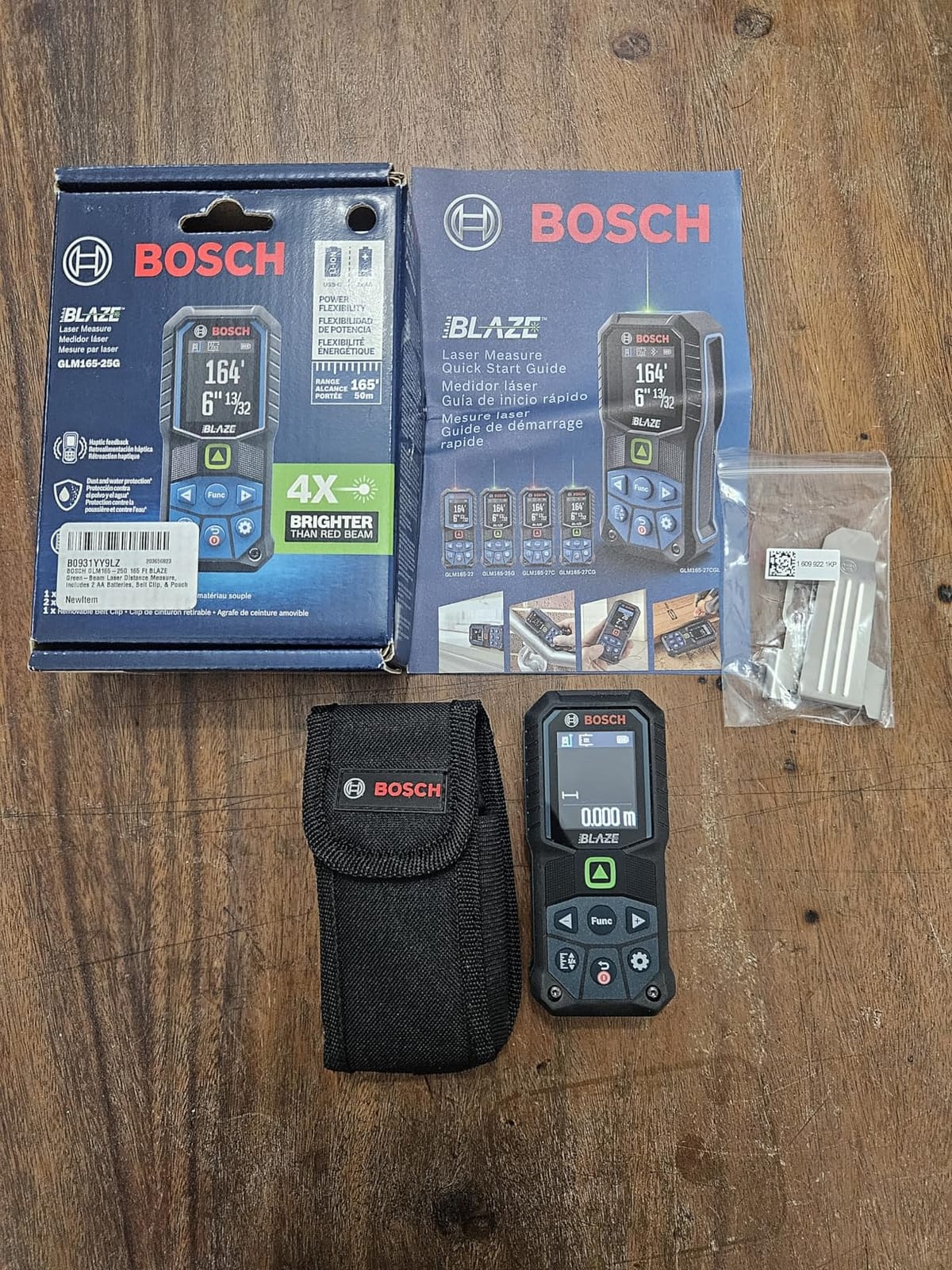 BOSCH GLM165-25G Blaze Green-Beam 165 Ft. Laser Measure, Laser Distance Measuring Tool customer photo 2