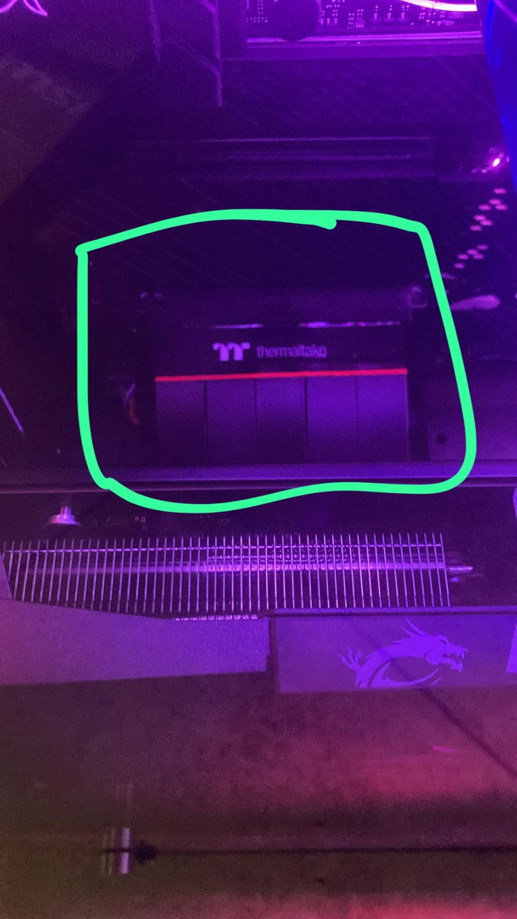 Thermaltake TT Premium PCI-E 4.0 High Speed Flexible Extender Riser Cable 300mm AC-058-CO1OTN-C1 customer photo 1
