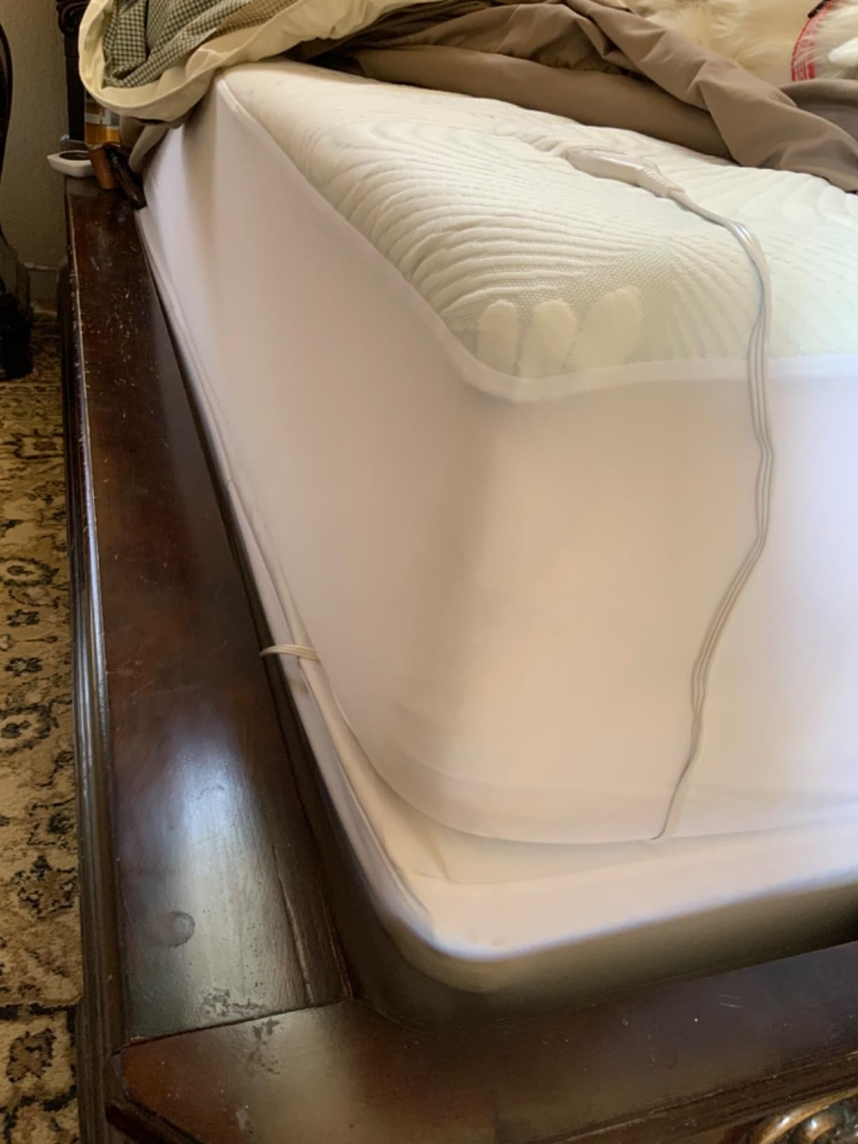 Heated Mattress Pad Queen, 3D Air Fabric, Preheat & Memory for Cold Winter | Electric Bed Warmer, 12 Heat Settings, Dual Controls, 1-12 Hour Auto-Off, Lighted Buttons, 60 x 80 in, ETL Listed customer photo 2