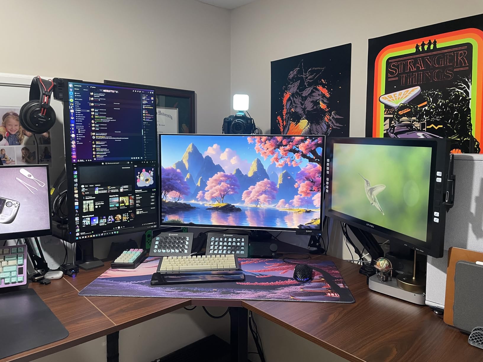 VIVO Black 63 x 55 in Corner Standing Desk, DESK-E3CTB | Electric, Holds 225 lbs, Reversible L-Shaped Table, Sit Stand, Height Adjustable, Memory Presets, Black Frame customer photo 2