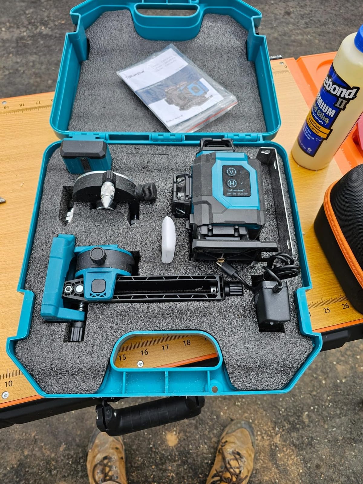 Takamine 16 Lines Green Laser Level Pro, 4x360° 4D Green Cross Line Professional for Construction, Two 360° Vertical and Two 360° Horizontal Laser Level Pulse Mode and Remote Controller customer photo 1