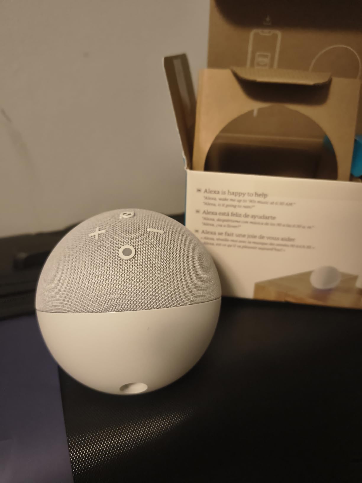 Amazon Echo Dot (newest model) - Vibrant sounding speaker, Designed for Alexa+, Great for bedrooms, dining rooms and offices, Deep Sea Blue customer photo 1