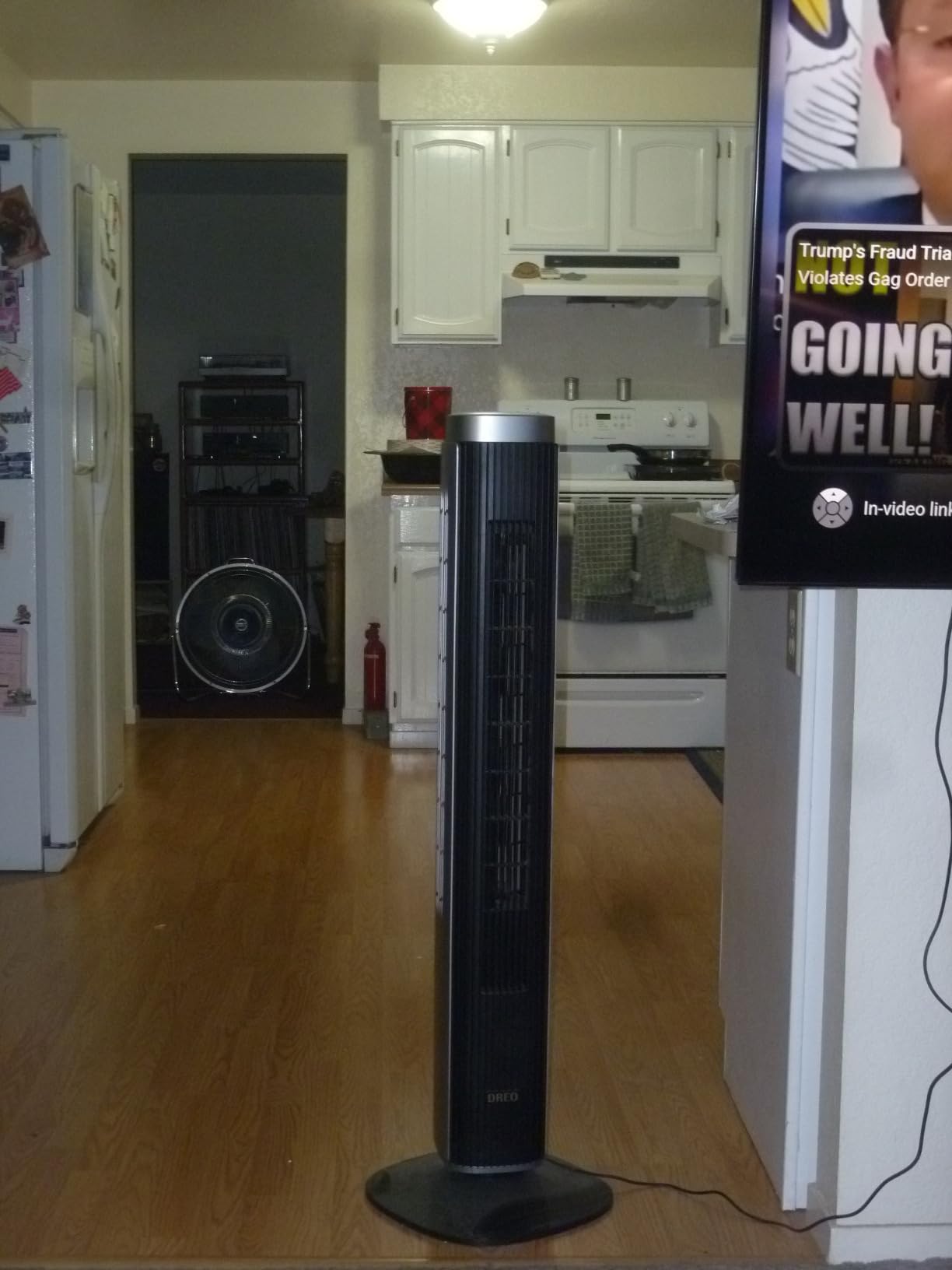 DREO Tower Fan for Bedroom, Standing Oscillating Fan with 40ft Far Airflow, 20dB Quiet, 12 Speeds, 28ft/s Velocity, Smart Control, DC Motor, 42 inch, 90° Oscillation, 4 Modes, 12H Timer, Pilot Pro S customer photo 1